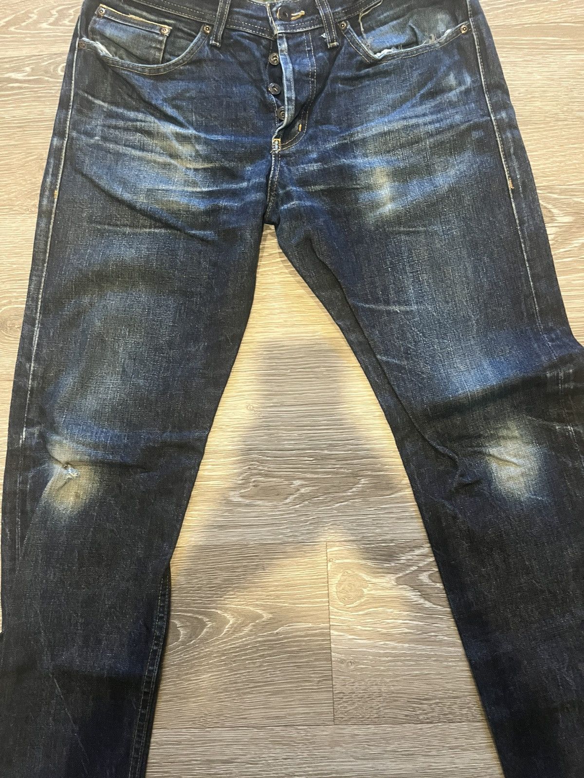 Naked & Famous Naked and famous “street fighter” selvedge denim Size US 33 - 2 Thumbnail