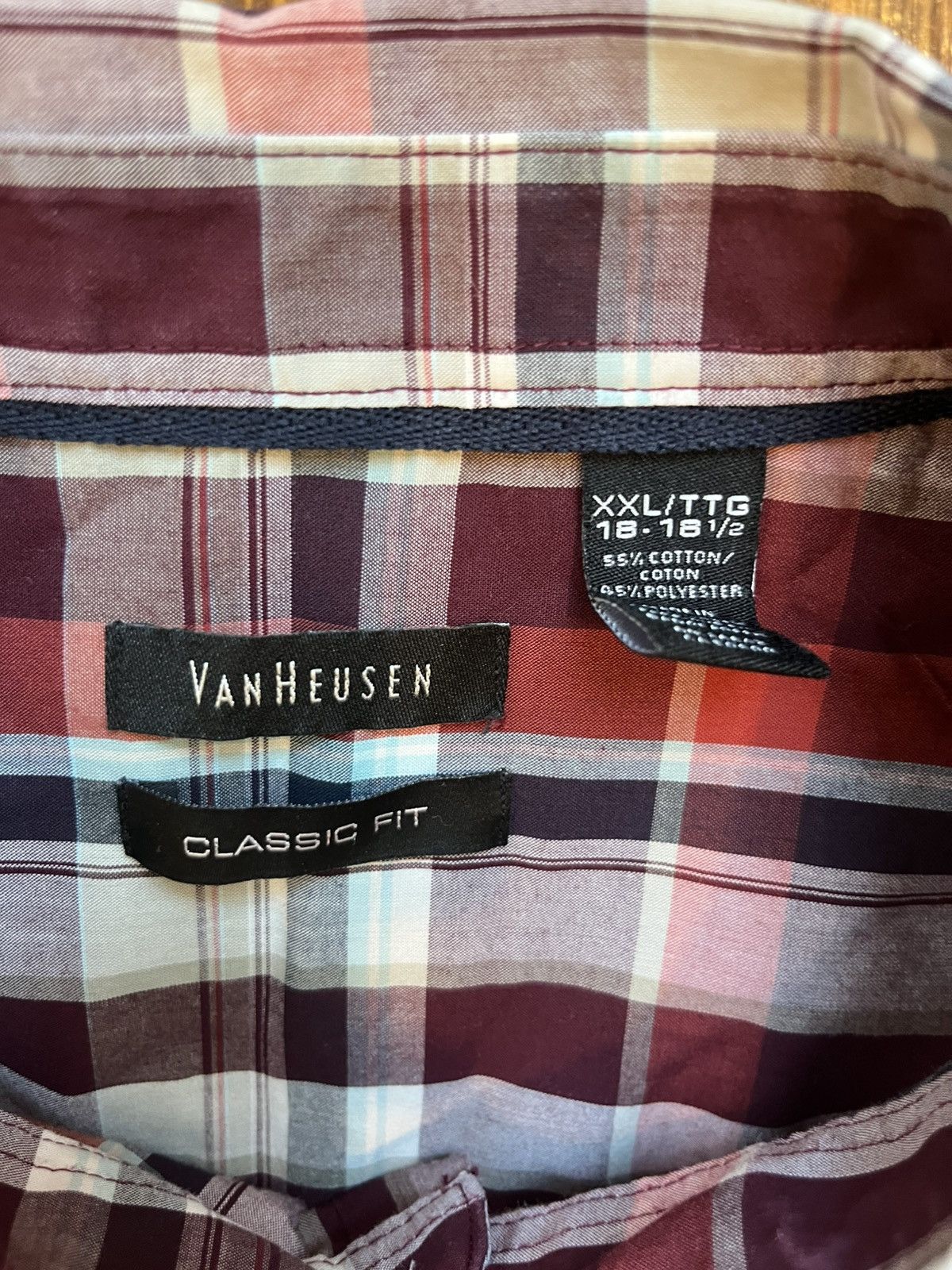 Van Heusen Van Heusen Classic Fit Short Sleeve Button-Up XXL Size US XXL / EU 58 / 5 - 3 Thumbnail