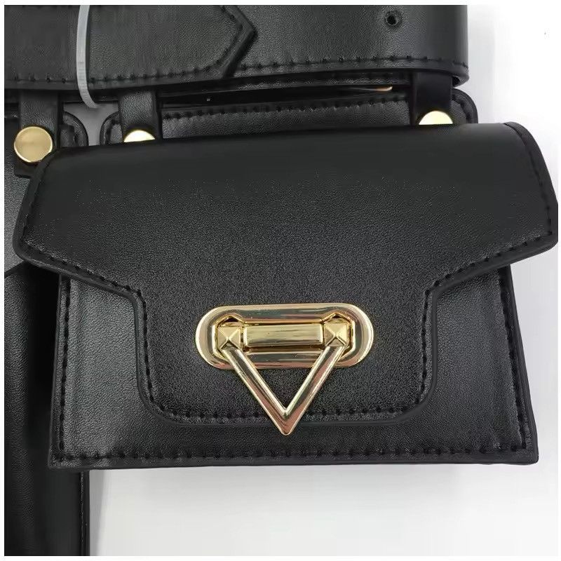 Japanese Brand × Vintage waist bag for women punk style 2-piece chest bag Size ONE SIZE - 7 Thumbnail