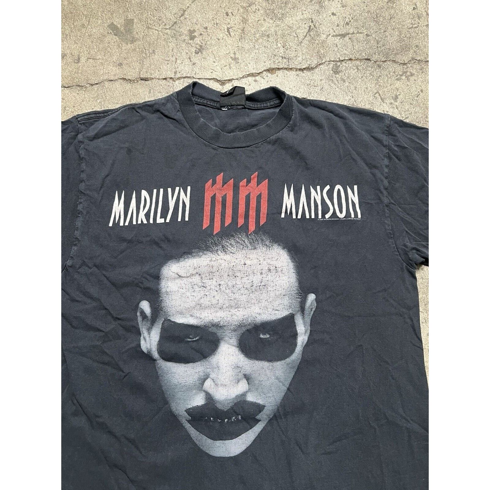 Giant Vintage Authentic Marilyn Manson Golden Age Of Grotesque Size US M / EU 48-50 / 2 - 3 Thumbnail