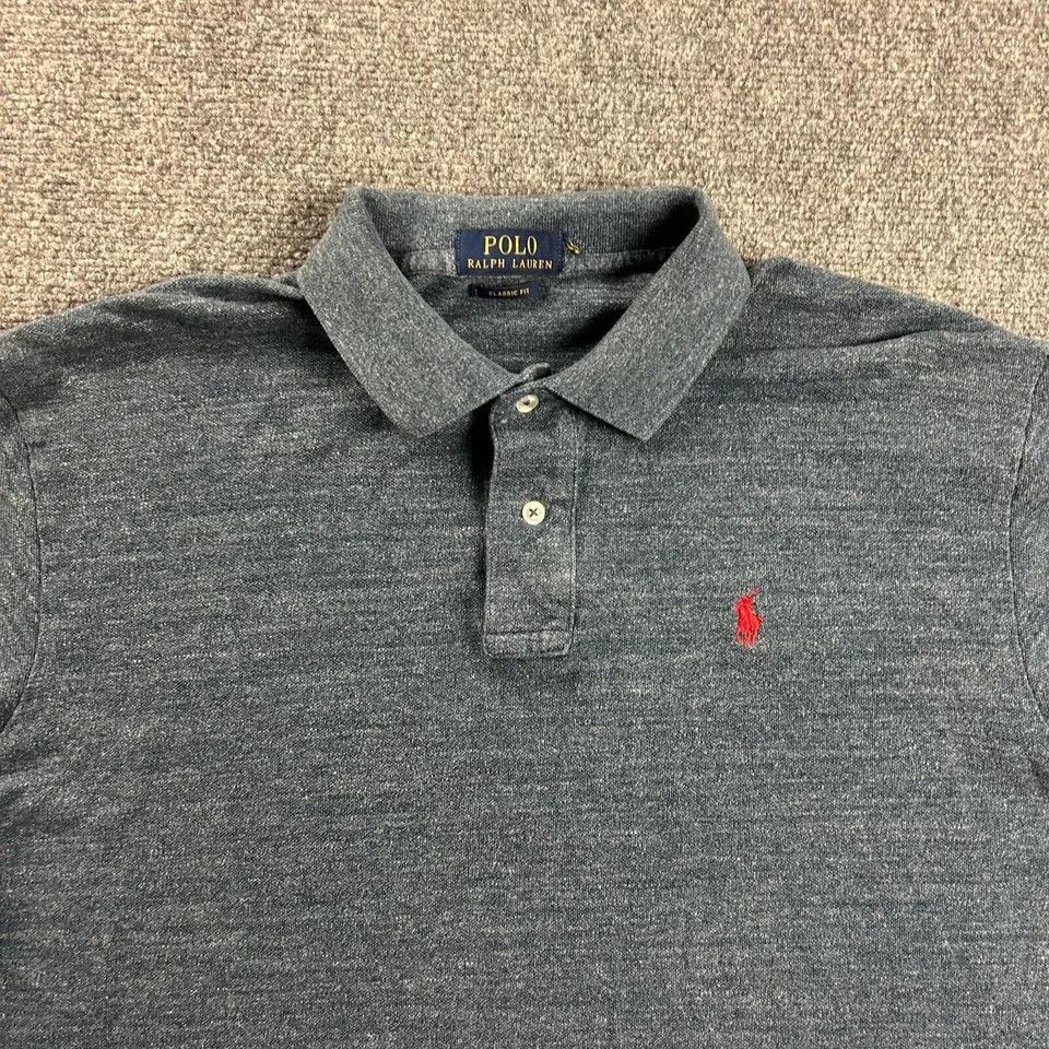 Polo Ralph Lauren Polo Ralph Lauren Polo Shirt Men XL Classic Fit Speckled Size US XL / EU 56 / 4 - 2 Thumbnail