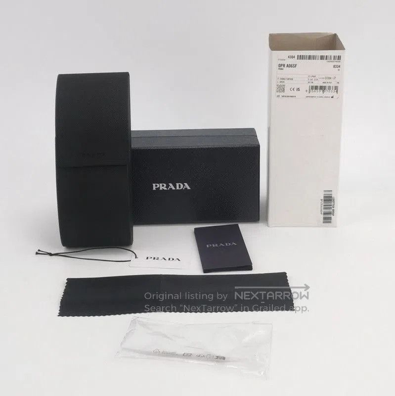 Prada Prada Square Framed Logo Sunglasses. Size ONE SIZE - 7 Thumbnail