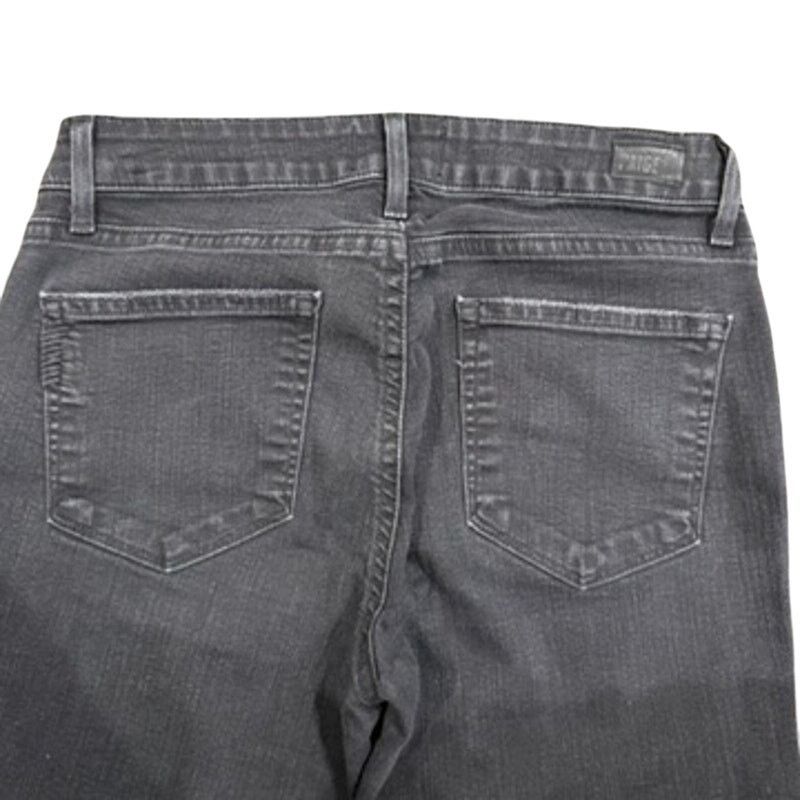 Paige Paige Indio Zip Mid Rise Ultra Skinny Washed Black, Size 29 Size 29" - 5 Thumbnail