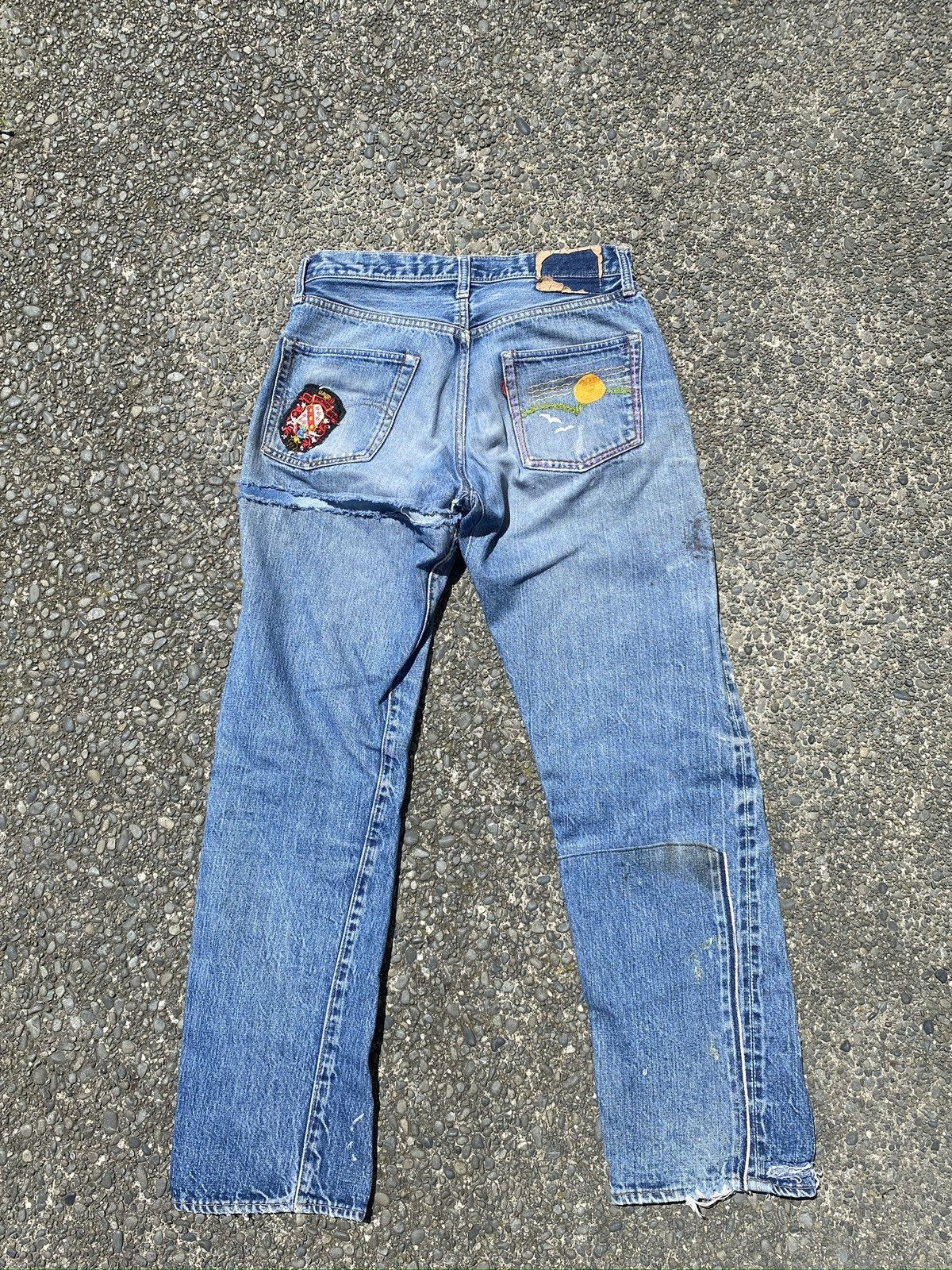 Levi's Vintage 1969 Levis Big E 501xx Selvedge Jeans USA 30 x 30 Size US 30 / EU 46 - 10 Thumbnail