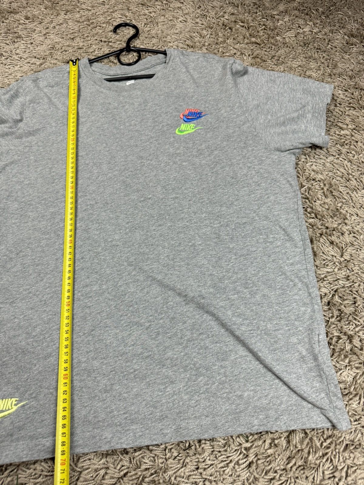 Nike Casual grey t shirt Nike Multi Swoosh original item Size US M / EU 48-50 / 2 - 5 Thumbnail
