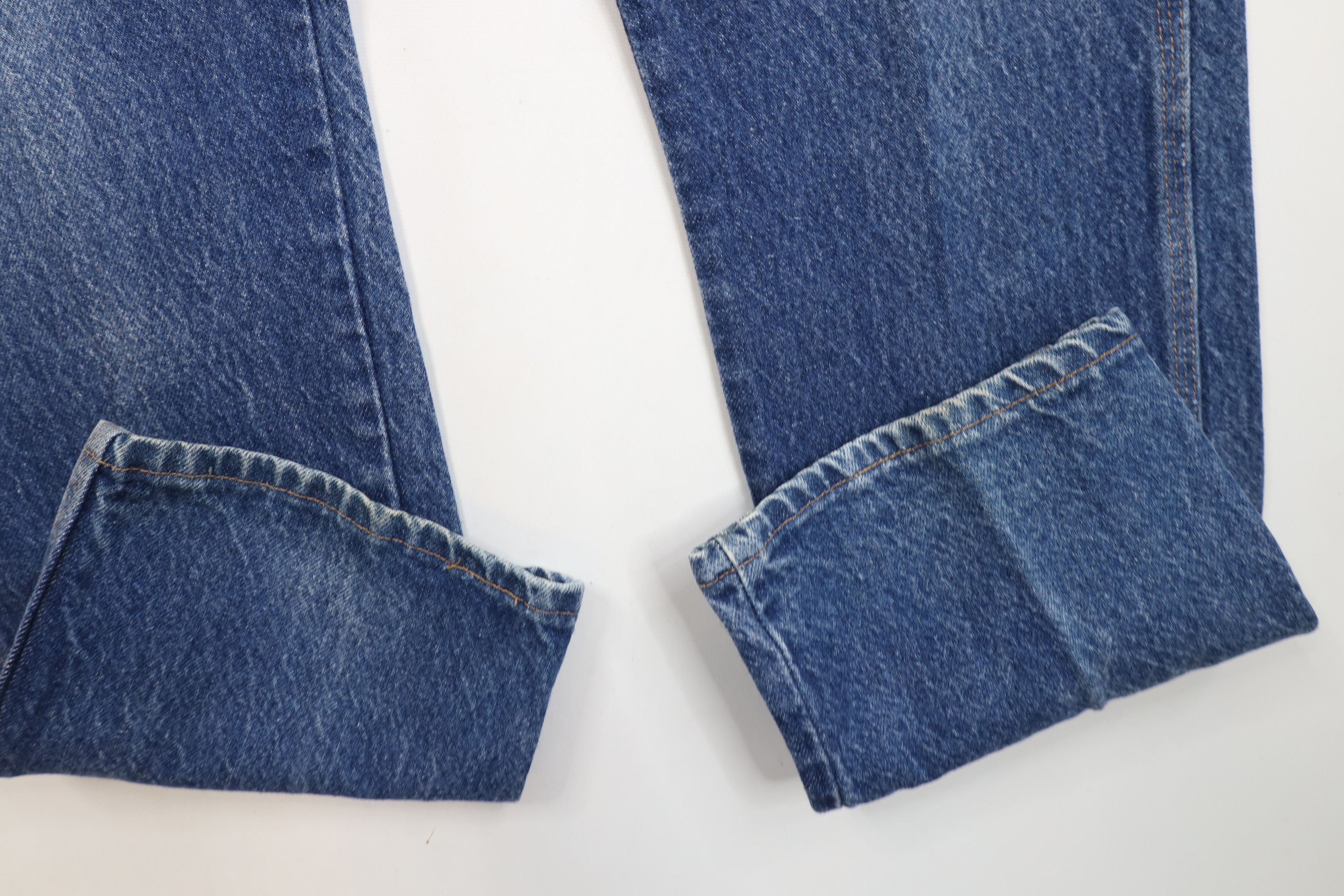 Vintage × Wrangler Vintage 90s Wrangler Leg Denim Jeans Blue Cotton USA Size US 34 / EU 50 - 5 Thumbnail