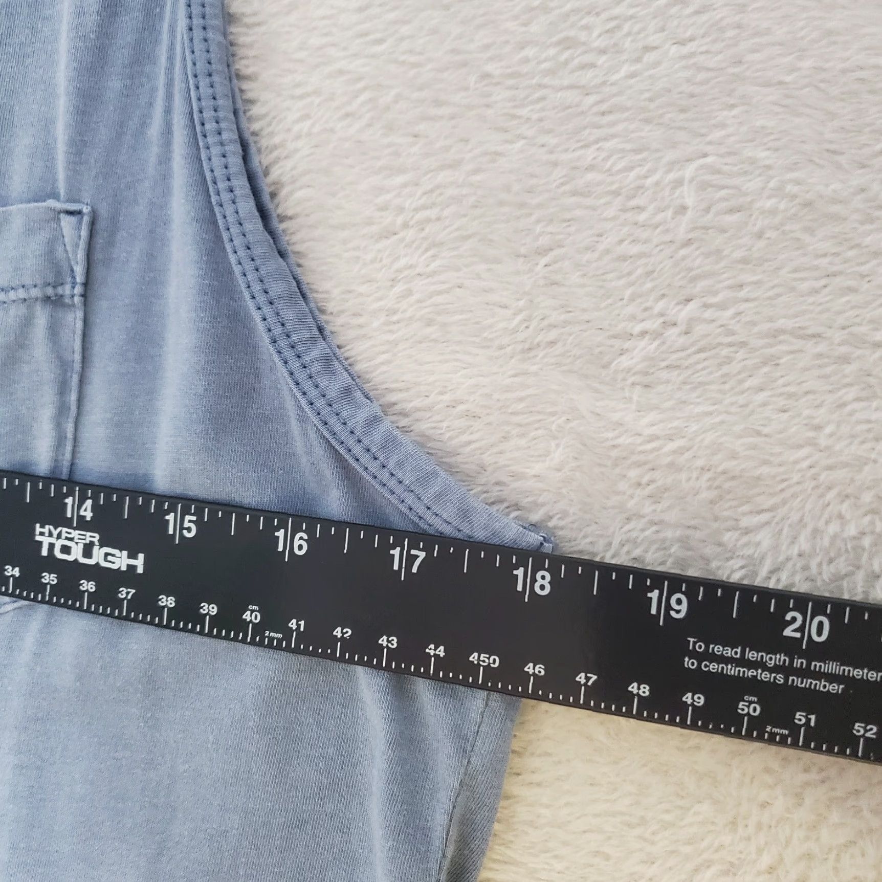 Marine Layer Marine Layer Tank Top Women S Blue Sleeveless Round Neck Pocket Tee Size S / US 4 / IT 40 - 5 Thumbnail