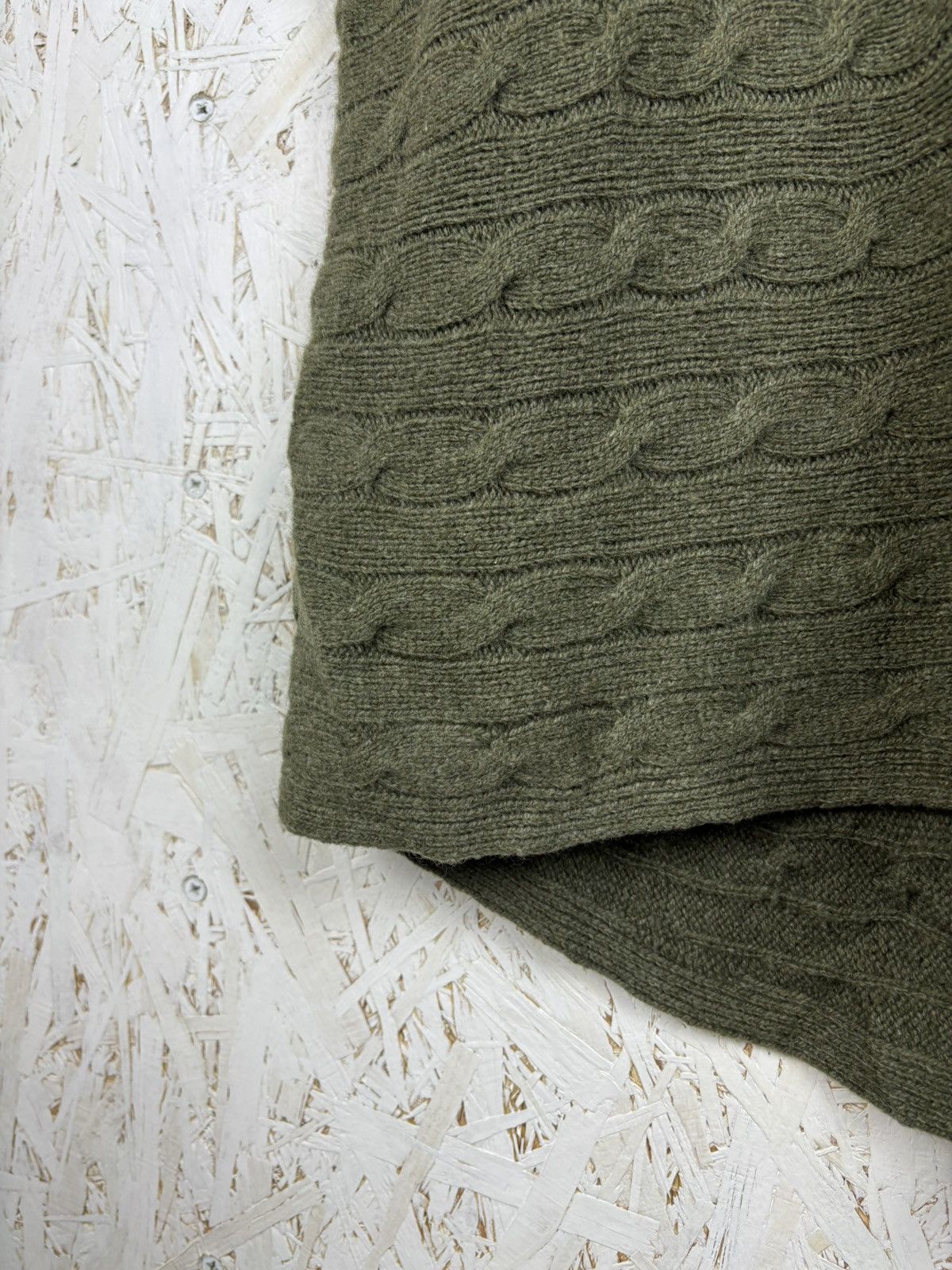 Polo Ralph Lauren Polo Ralph Lauren Cable Knit Cashmere Wool Turtleneck Vest Size S / US 4 / IT 40 - 4 Thumbnail