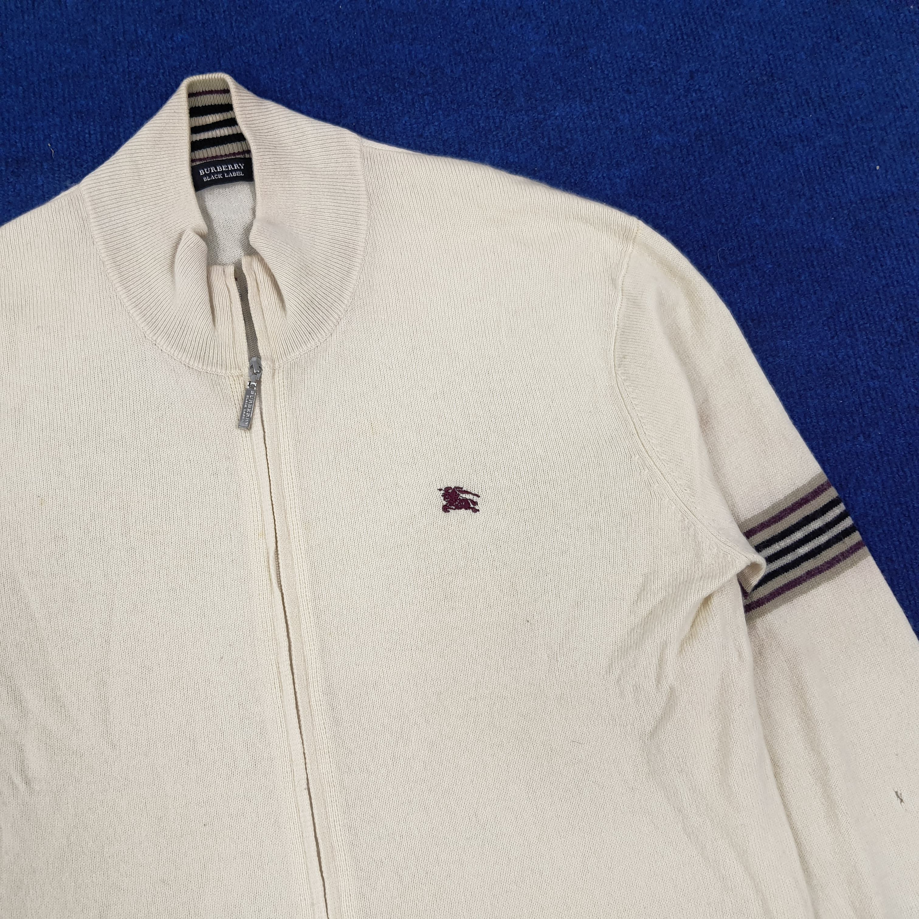 Burberry × Vintage Vintage Burberry Black Label Zipper Sweatshirt Size US S / EU 44-46 / 1 - 2 Thumbnail