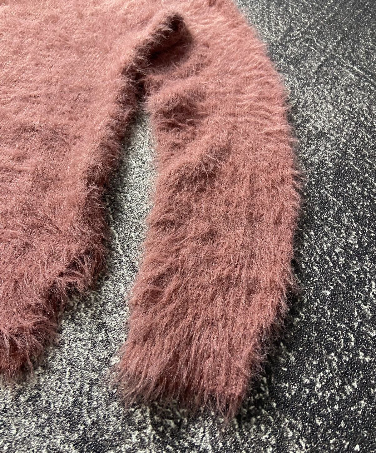Aran Isles Knitwear × Homespun Knitwear × Japanese Brand Khalita mohair fur shaggy knitwear Size L / US 10 / IT 46 - 3 Thumbnail