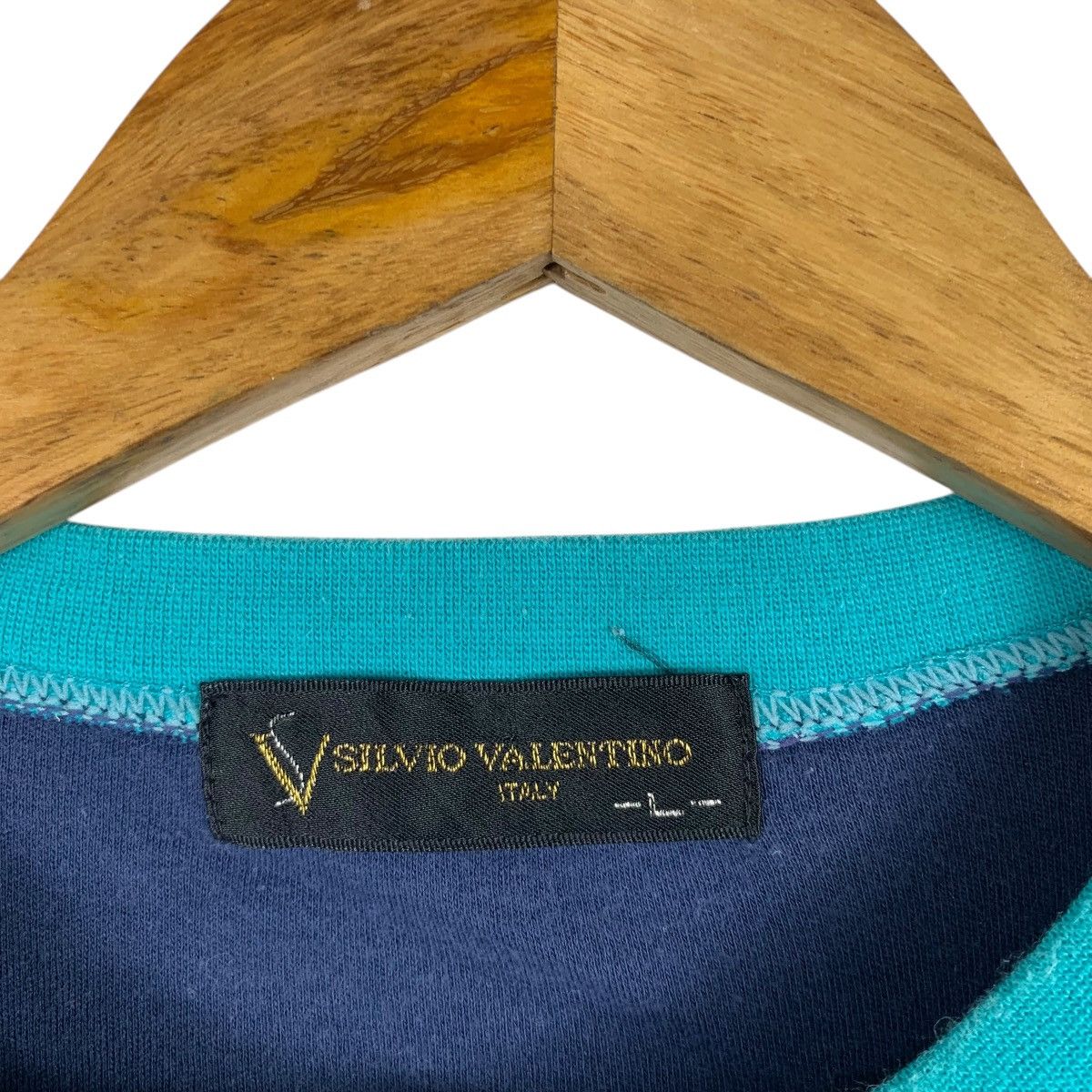 Valentino × Vintage Vintage SILVIO VALENTINO Italy Italian Designer Big T-Shirt Size US L / EU 52-54 / 3 - 5 Thumbnail