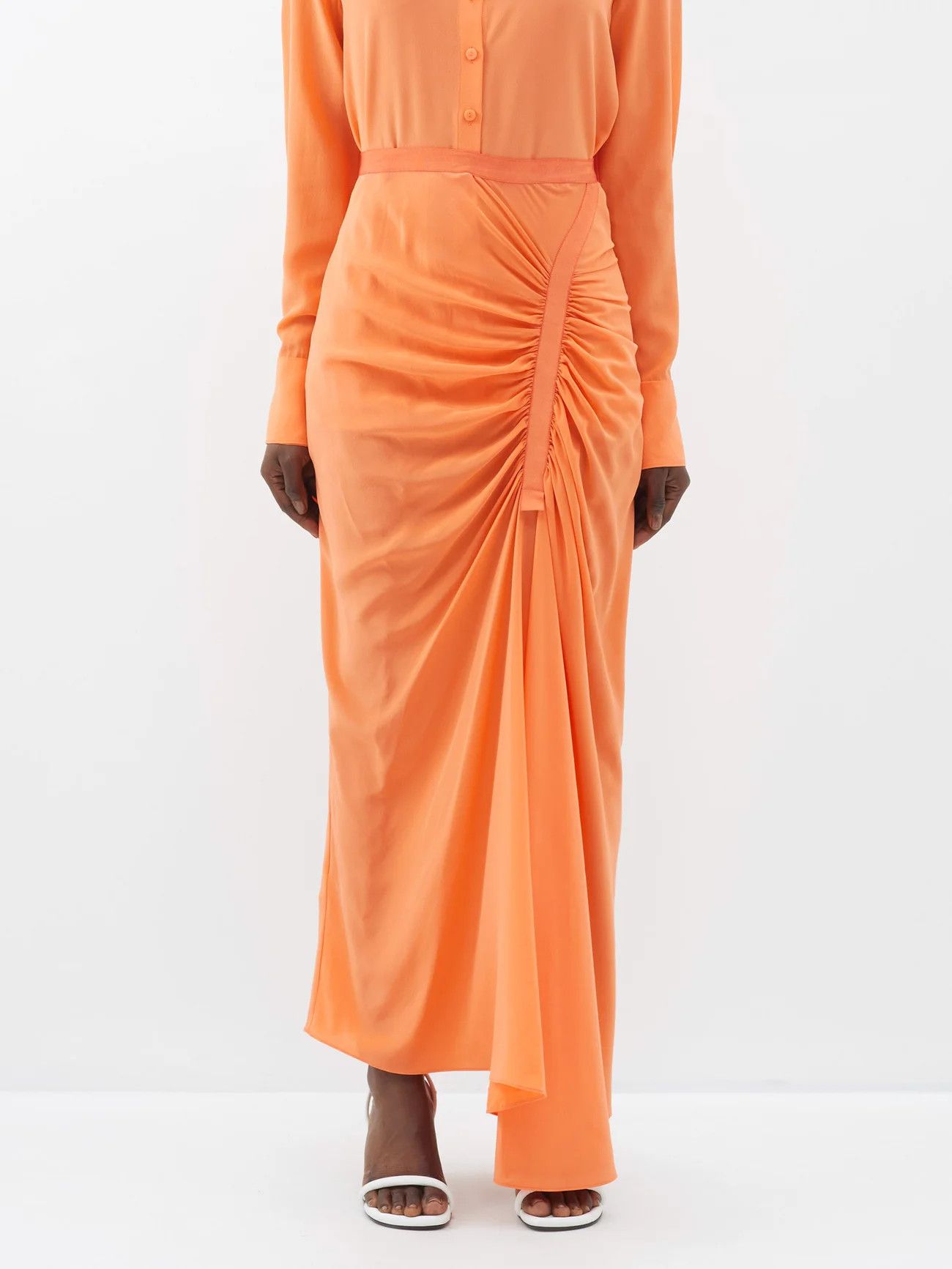 Christopher Esber Inclined Gathered Skirt Size 25" / US 0 / IT 36 - 3 Thumbnail