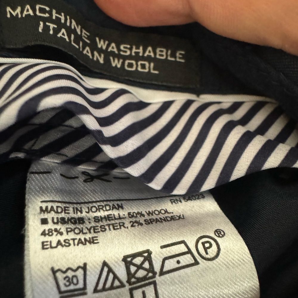 Banana Republic Banana Republic Avery Italian Wool Trousers Blue Women’s Siz Size 27" / US 4 / IT 40 - 4 Thumbnail