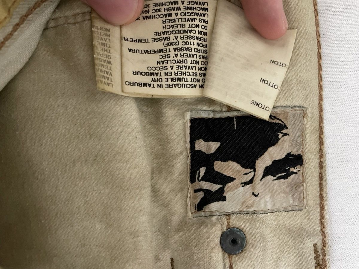 Rick Owens Rick Owens DRKSHDW SS09 Detroit Dirty White Denim Size US 27 - 8 Thumbnail