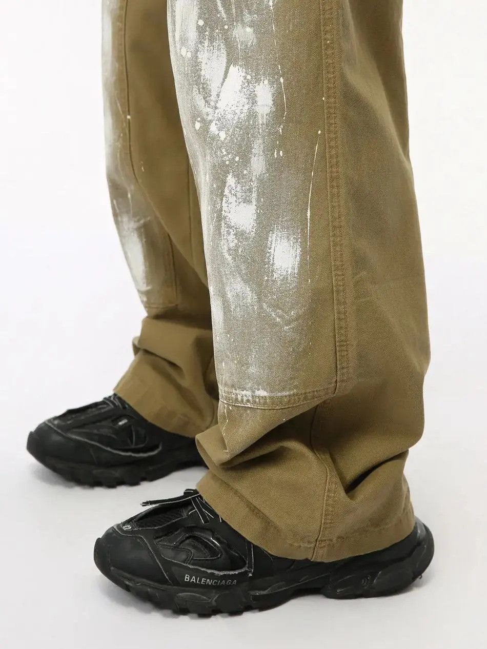 Japanese Brand Retro loose wide leg graffiti jeans Size US 32 / EU 48 - 5 Thumbnail