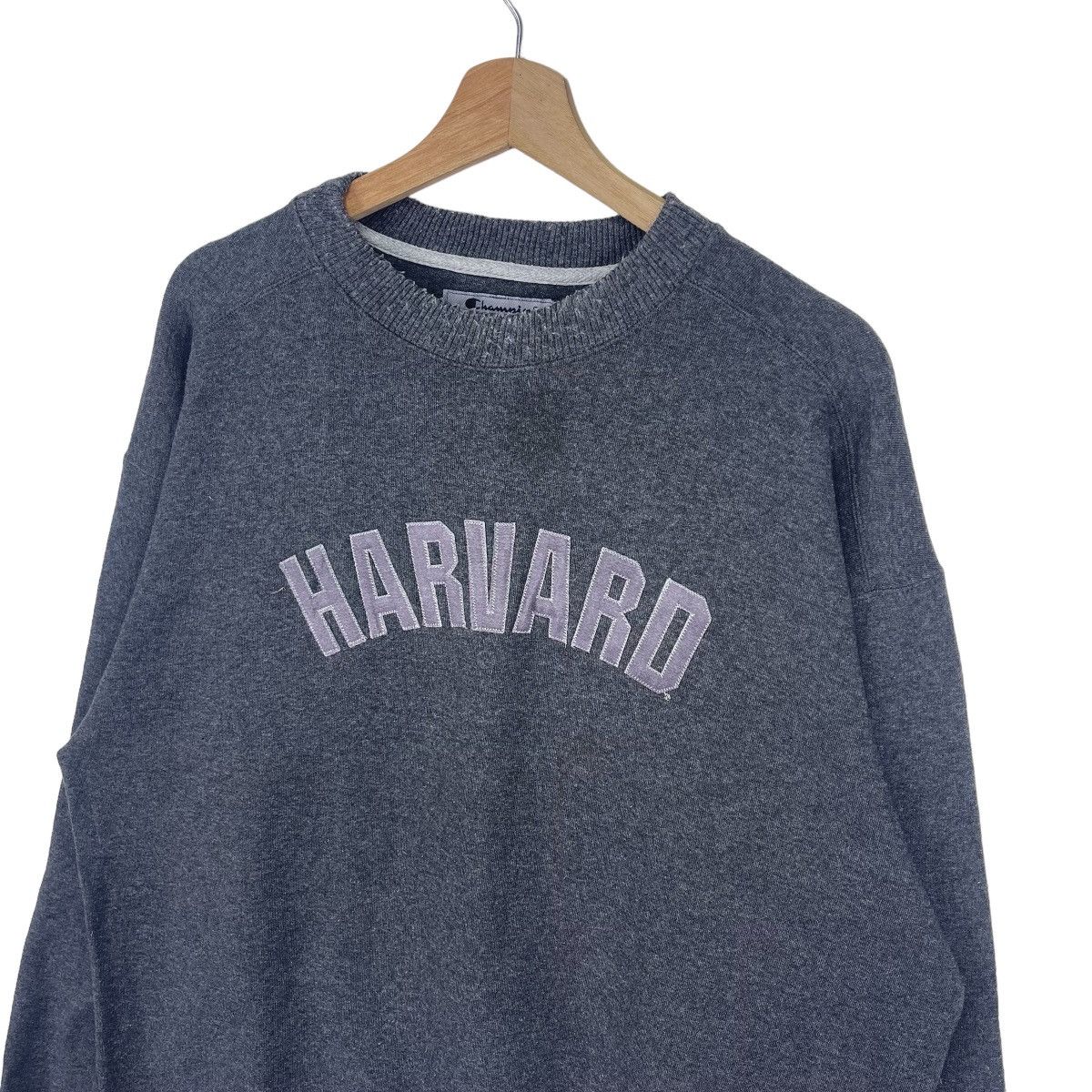 Champion × Vintage Vintage Harvard University Champion Sweatshirt Size US XL / EU 56 / 4 - 2 Thumbnail