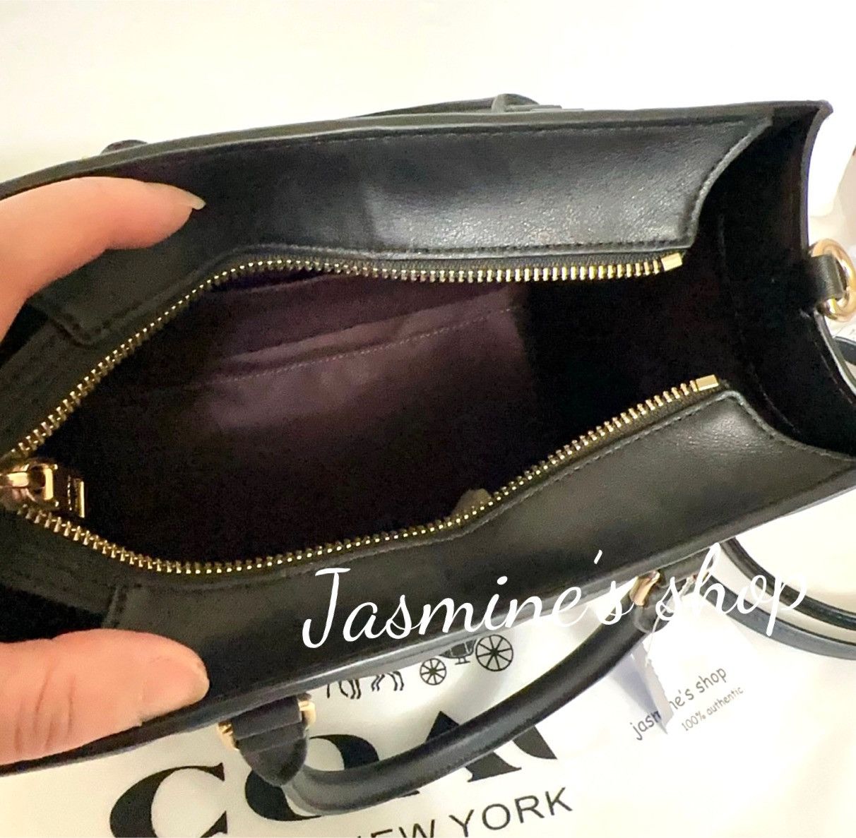 Coach NWT Coach Maggie Small Tote Bag In Signature Leather CY670 Size ONE SIZE - 6 Thumbnail