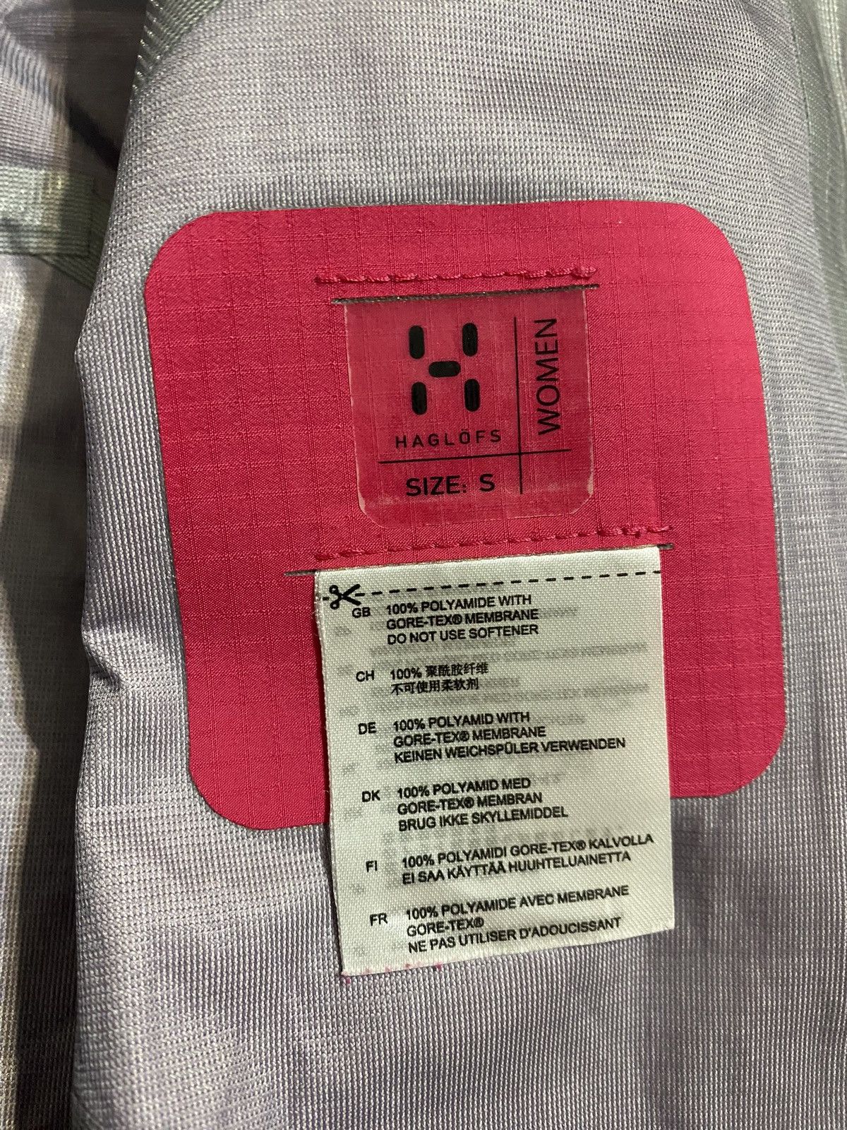 Haglofs Haglofs Gram Pink Gore-Tex Active Jacket Lightweight Size S / US 4 / IT 40 - 9 Thumbnail