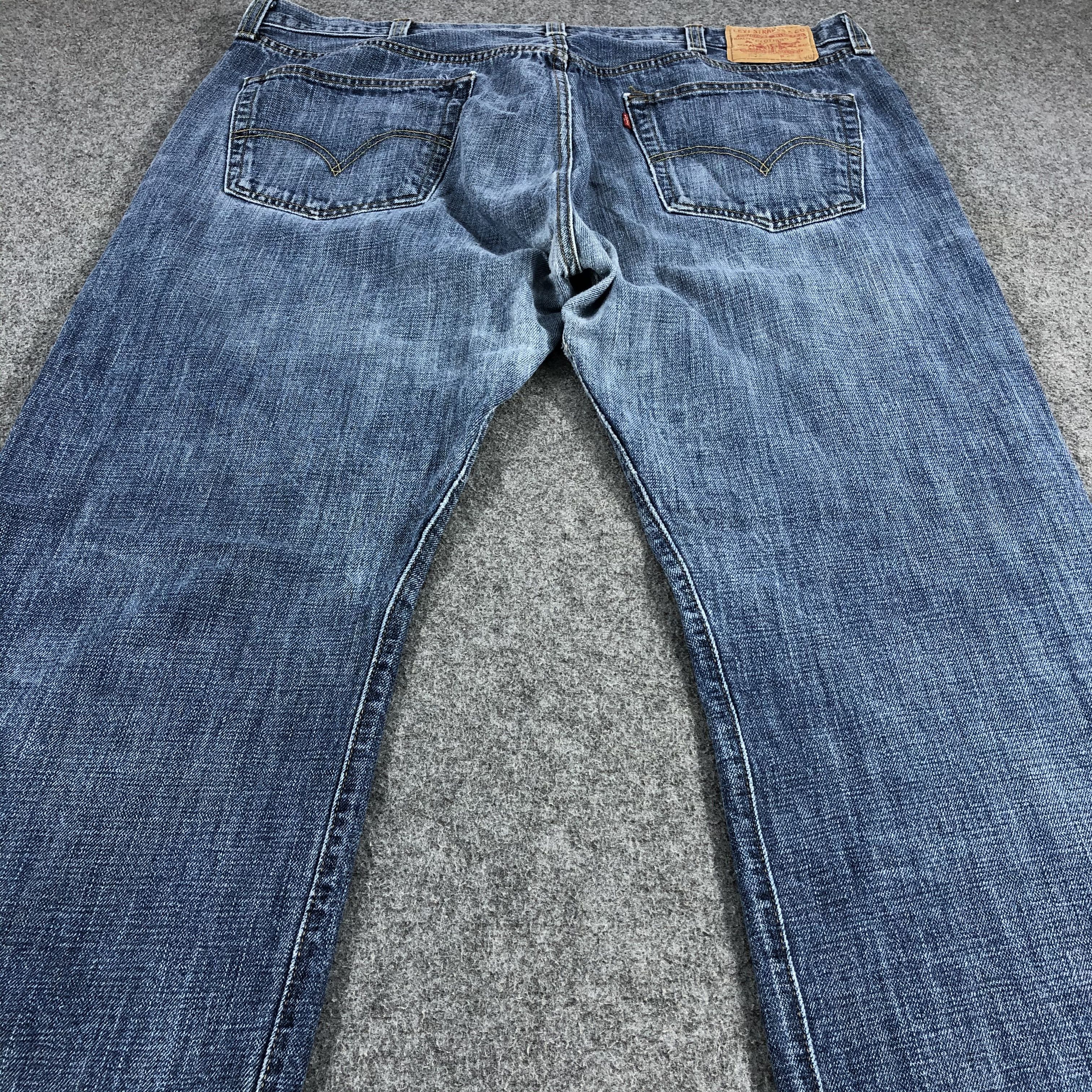 Levi's Vintage Blue Wash Levis 501 Jeans-JM1330 Size US 42 / EU 58 - 4 Thumbnail