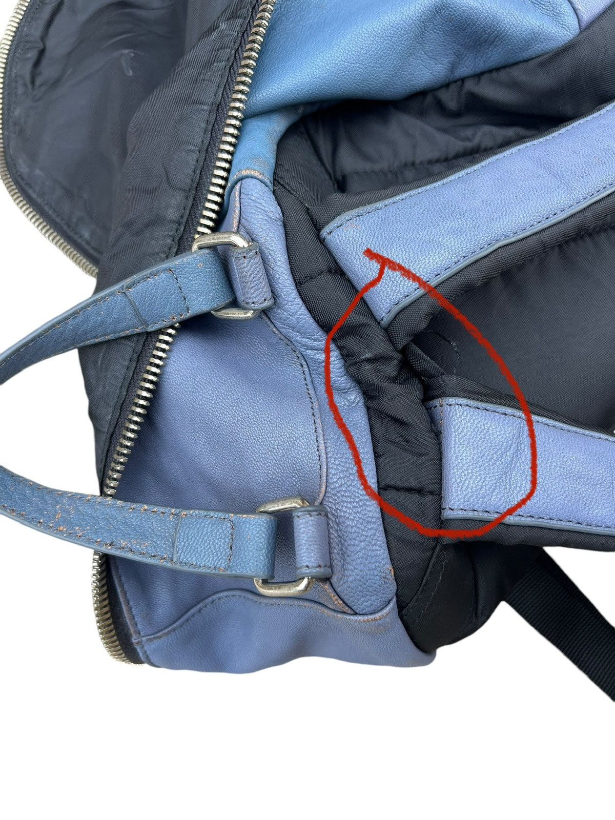 Leather And A Japan Distressed Patina Cowhide Leather Backpack Bag Size ONE SIZE - 24 Thumbnail