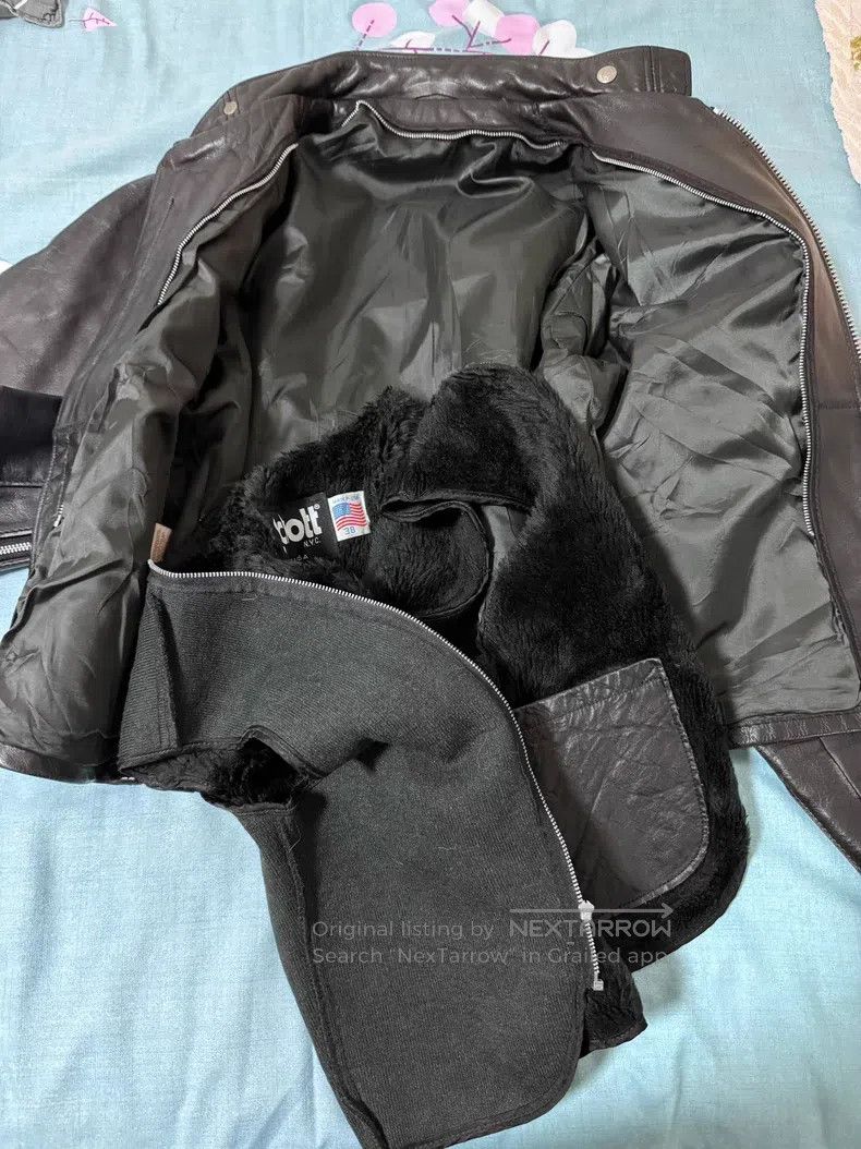 Other American motorcycle leather jacket Size US S / EU 44-46 / 1 - 5 Thumbnail