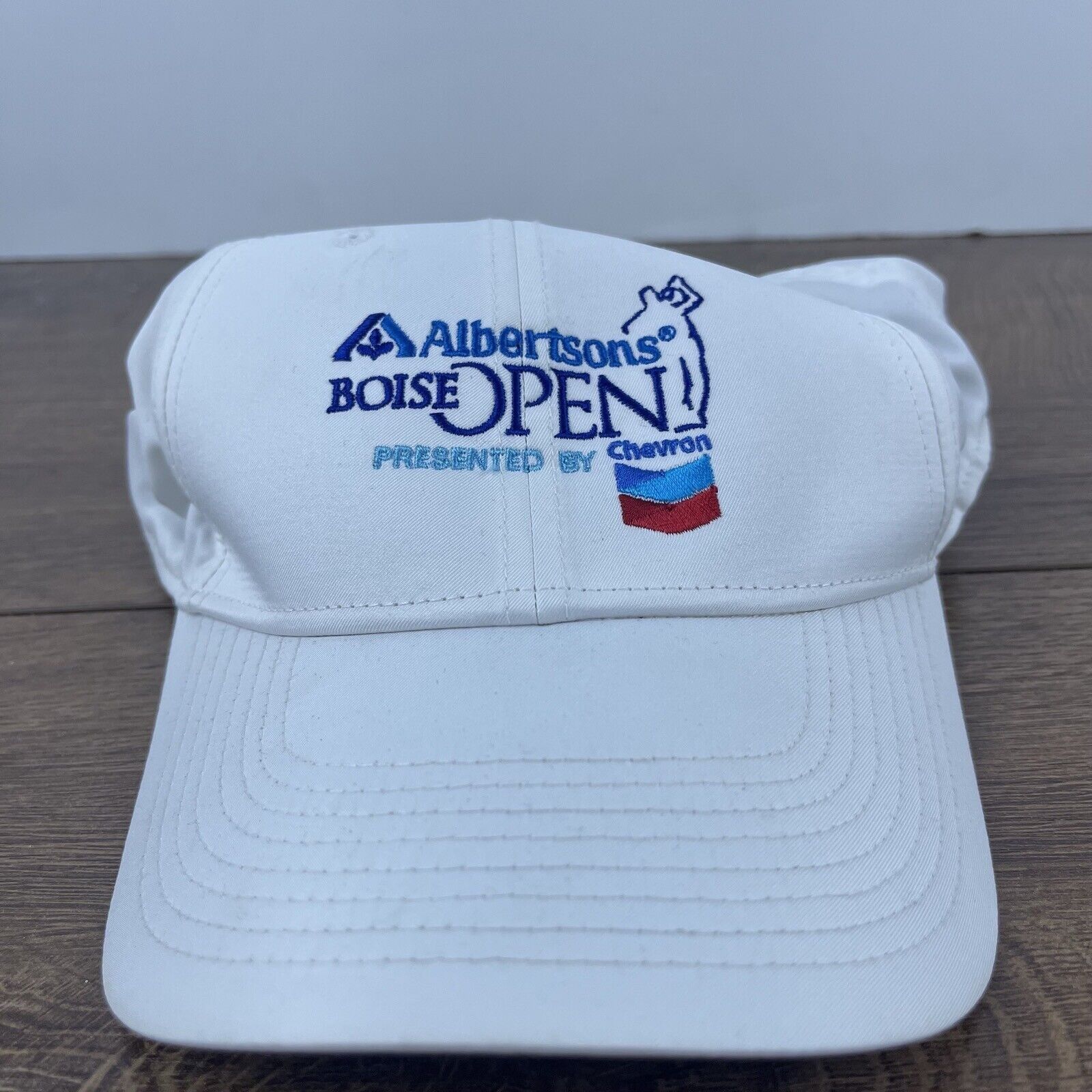 Nike Albertsons Boise Open Hat Nike Golf White Adjustable Hat Whi Size ONE SIZE - 2 Thumbnail