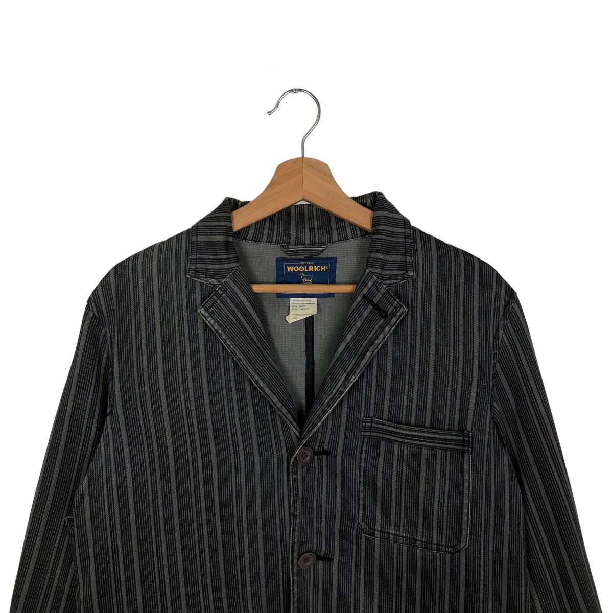 Woolrich Woolen Mills VINTAGE HIKORY CHORE WORK JACKET WOOLRICH JAPAN MADE Size US M / EU 48-50 / 2 - 2 Thumbnail