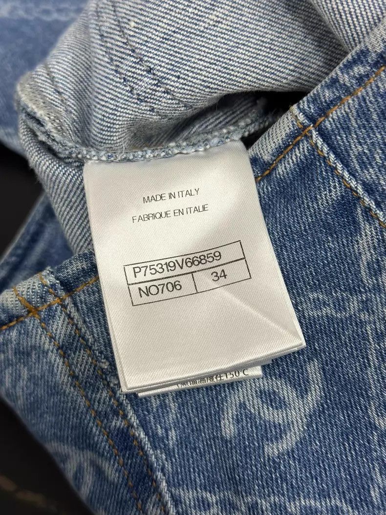 Chanel Chanel 23A camellia micro jeans Size 42" / US 20 - 5 Thumbnail