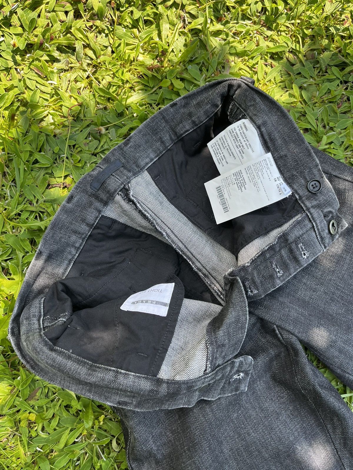 Prada 🔴 PRADA 2012 BLACK TAB LUXURY DENIM STREETWEAR Y2K JEANS Size US 29 - 11 Thumbnail