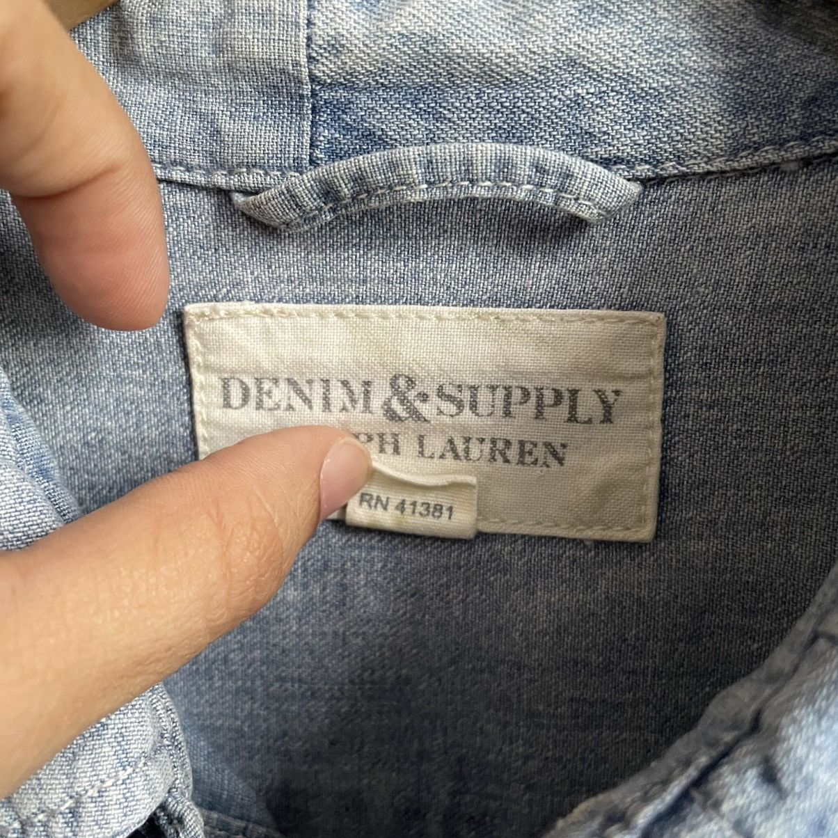Denim & Supply Ralph Lauren Vintage Denim supply Patchwork Button up shirt Size US L / EU 52-54 / 3 - 4 Thumbnail