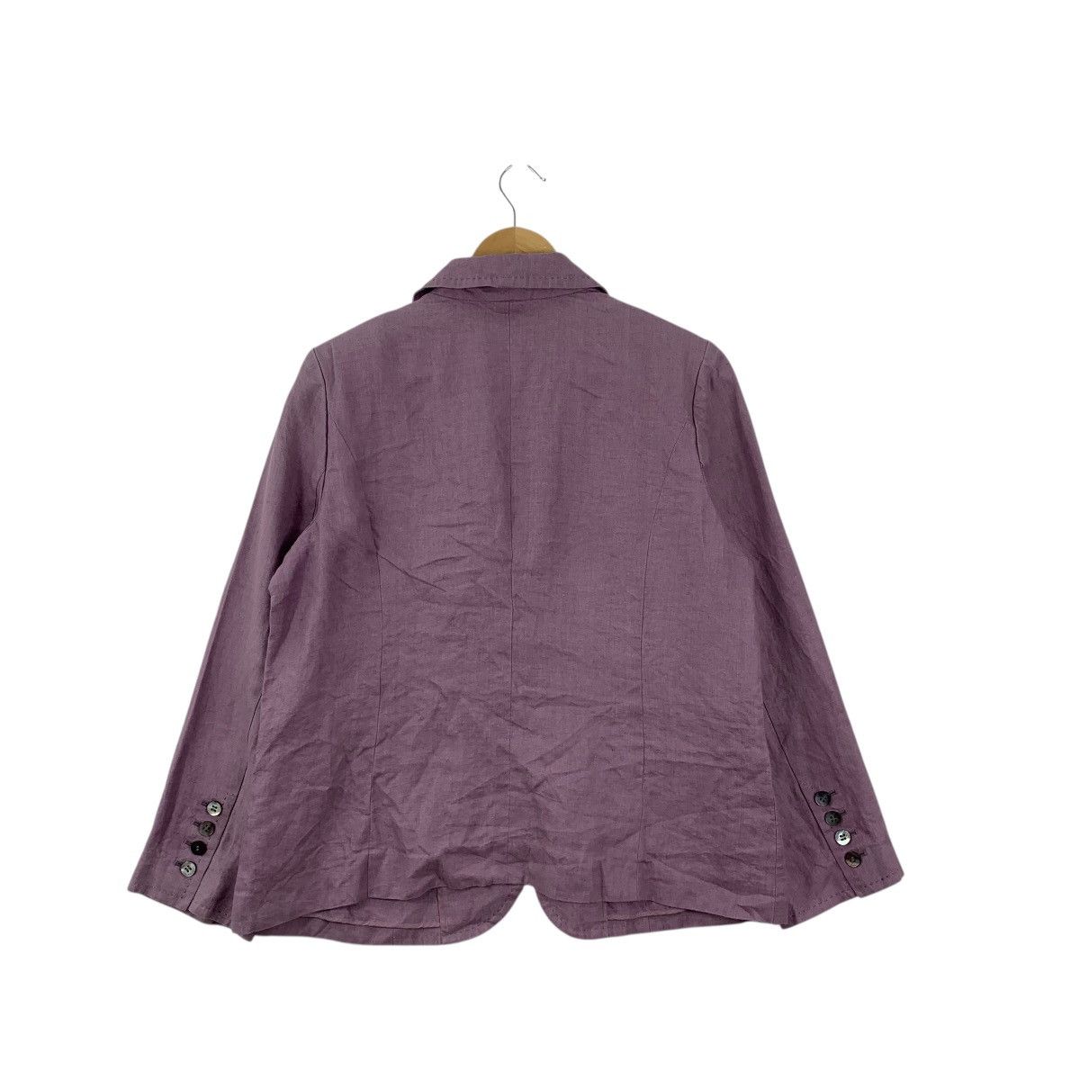 Ermenegildo Zegna Vintage ERMENEGILDO ZEGNA x LEILIAN Collection Blazer Coat Size M / US 6-8 / IT 42-44 - 6 Thumbnail