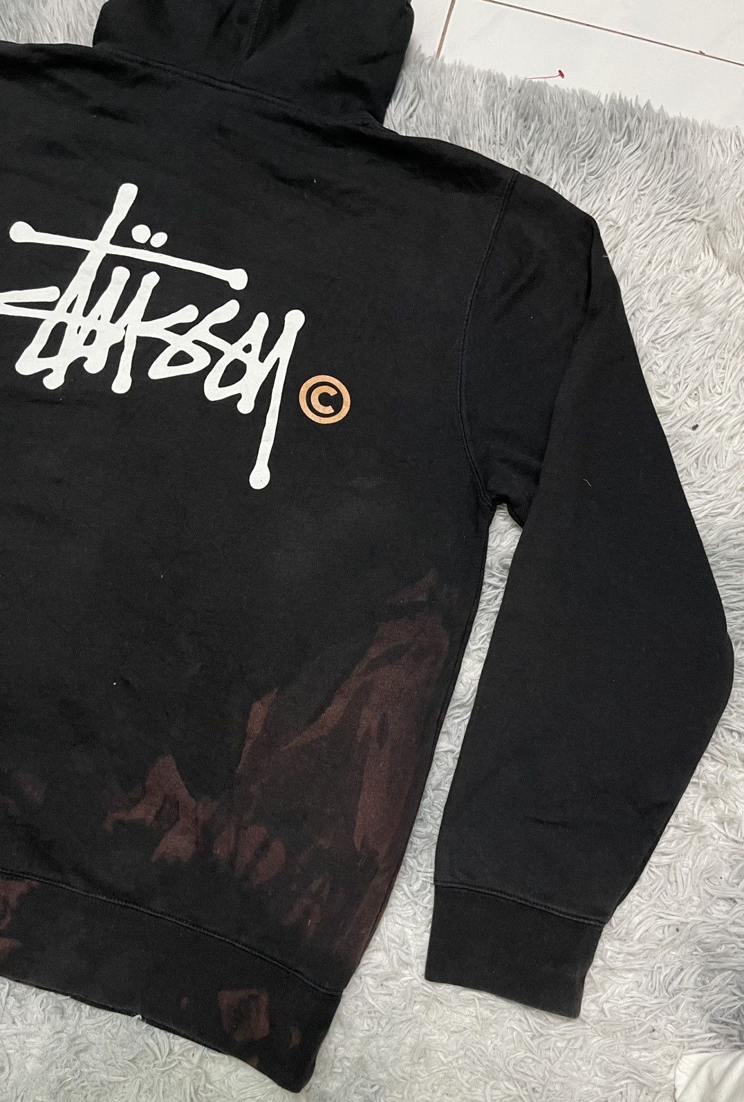 Stussy 2000s STUSSY FADED HOODIE ZIPPER Size US XXL / EU 58 / 5 - 12 Thumbnail