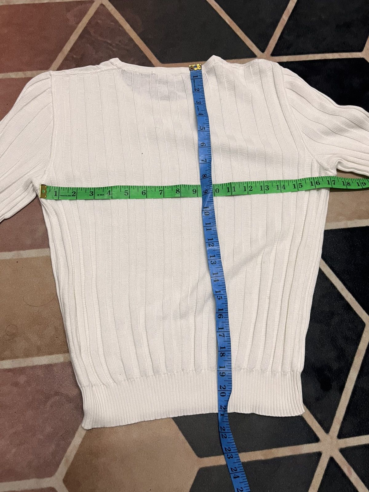 Celine Vintage 80s Celine Knitted Top Size ONE SIZE - 9 Thumbnail