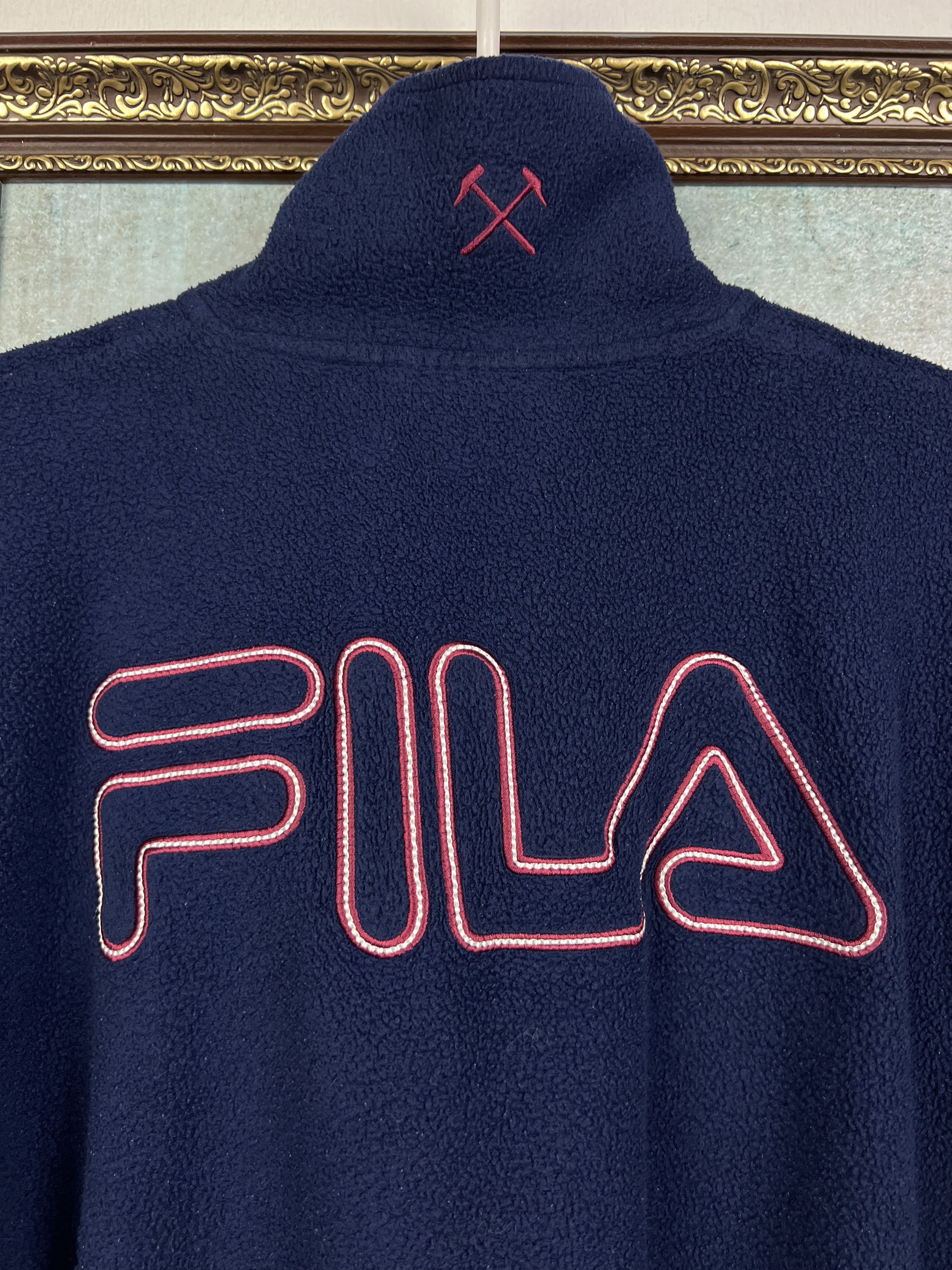 Fila Fila West Ham United Football Fleece Jacket Soccer Track Top Size US L / EU 52-54 / 3 - 10 Thumbnail