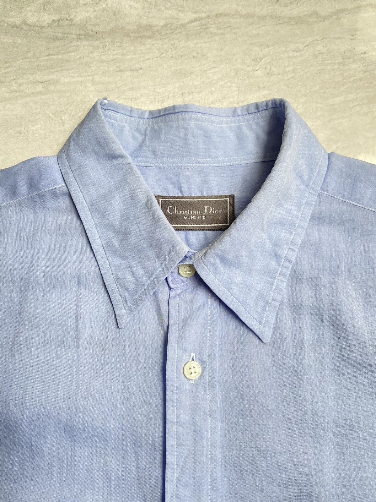 Christian Dior Monsieur Christian Dior Monsieur Blue Shirt Size US M / EU 48-50 / 2 - 6 Thumbnail
