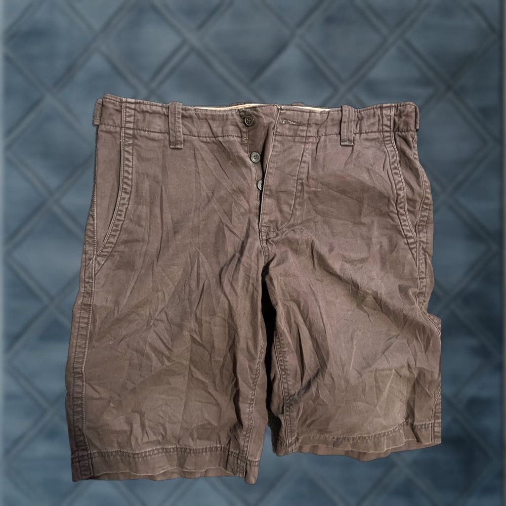 Gap VINTAGE Gap Men Cargo Shorts 35 Regular Fit Brown Cotton Workwear Pants Size US 35 - 1 Thumbnail