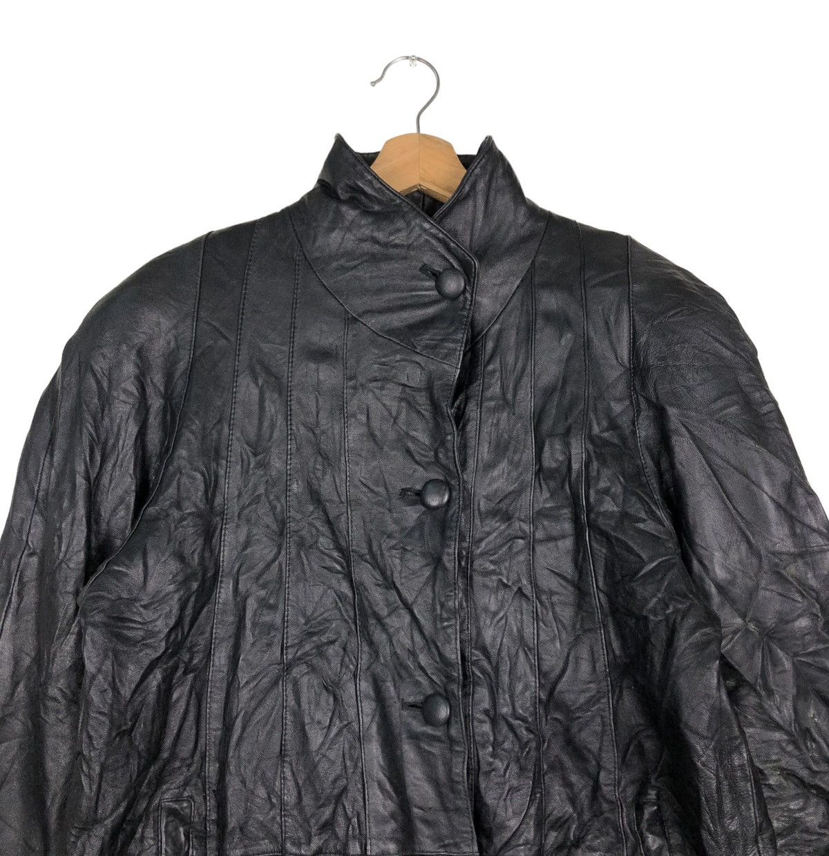 Vintage 🔥VINTAGE FLY LEATHER JACKET BONDAGE HARAJUKU MOTHER Size US M / EU 48-50 / 2 - 3 Thumbnail