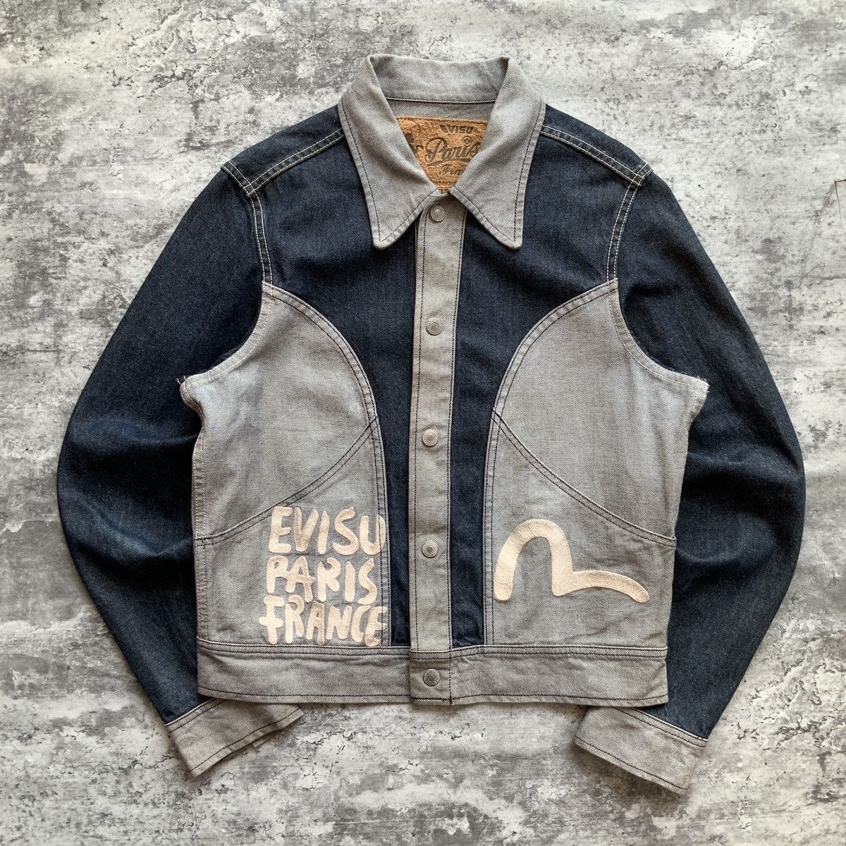 Evisu Evisu Paris Reversible Denim Jacket Size US M / EU 48-50 / 2 - 3 Thumbnail