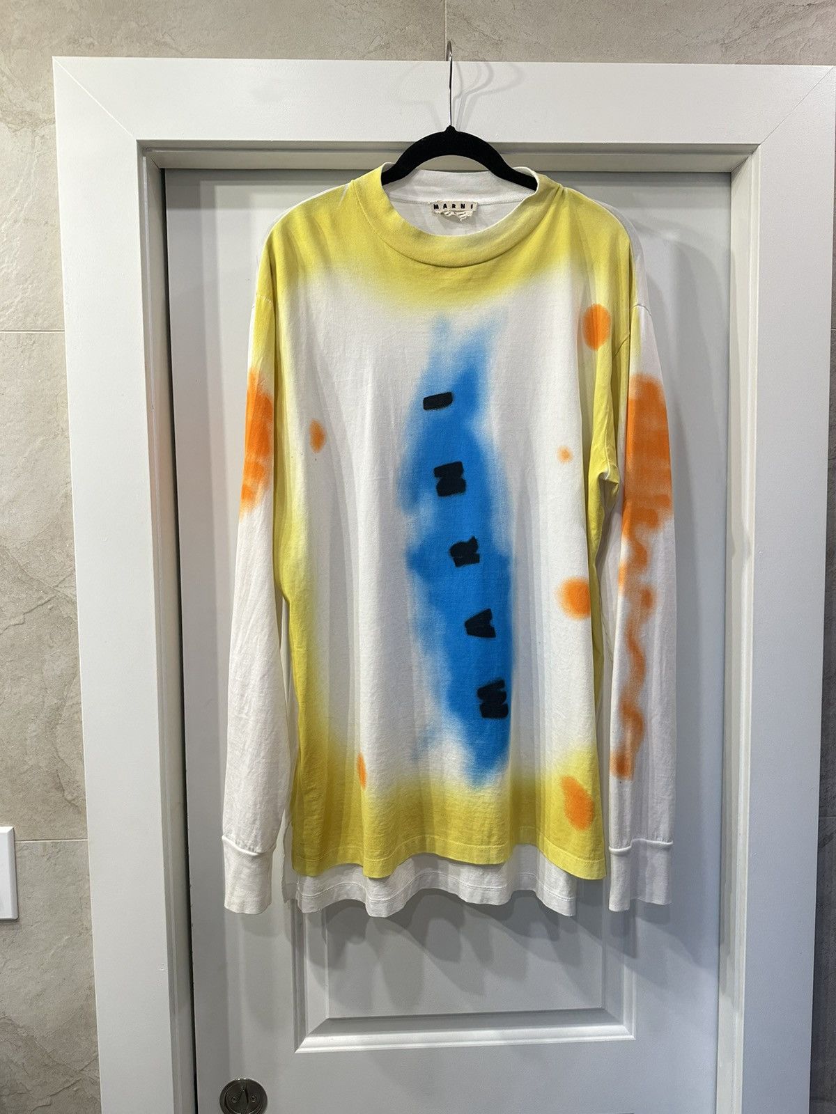 image of Vintage Marni Long Sleeve in White, Men's (Size XL)