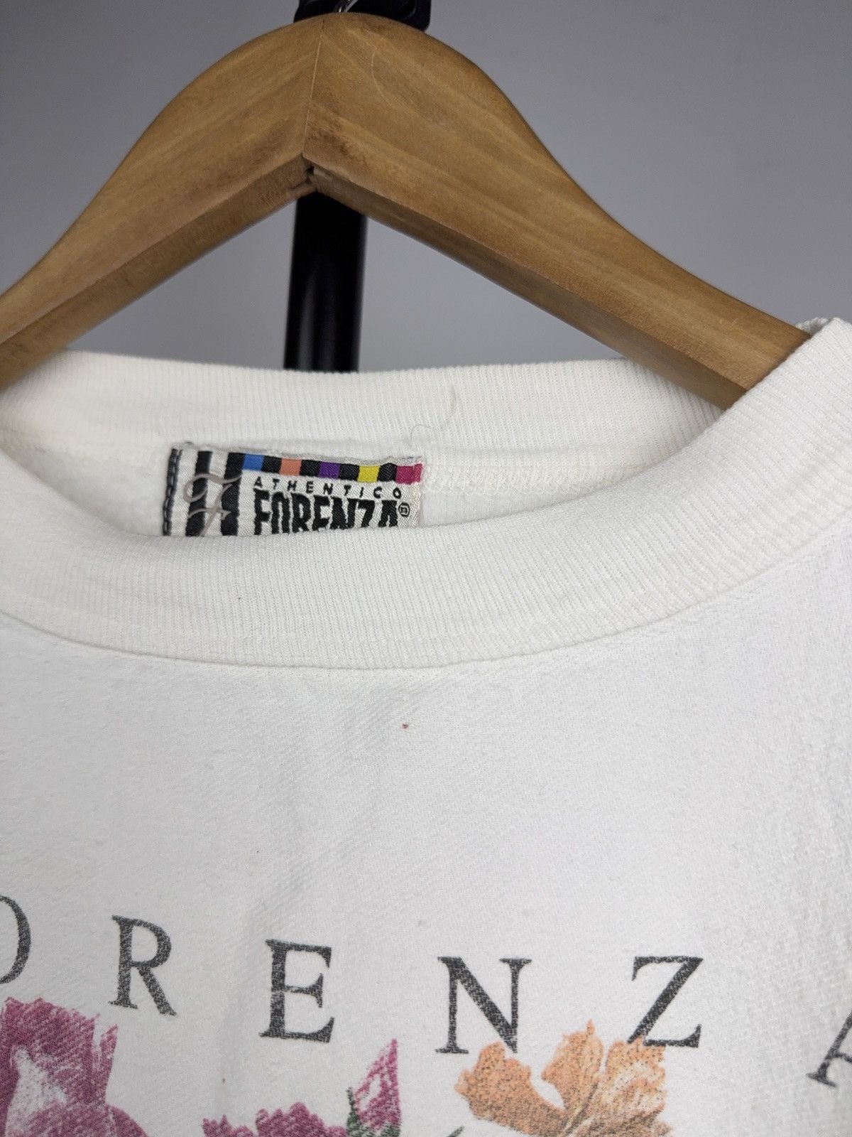 Vintage Retro 90s Vintage Forenza Floral Crewneck Made in USA Size M / US 6-8 / IT 42-44 - 2 Thumbnail
