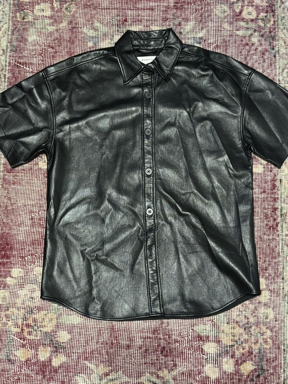 Other Babaton Size Medium Faux Leather shirt Size US M / EU 48-50 / 2 - 1 Thumbnail