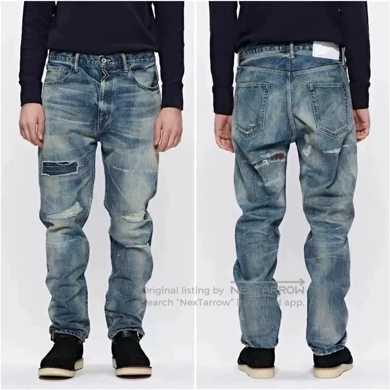 Neighborhood Neighborhood size M Washed Patched Jeans Size US 27 - 9 Thumbnail