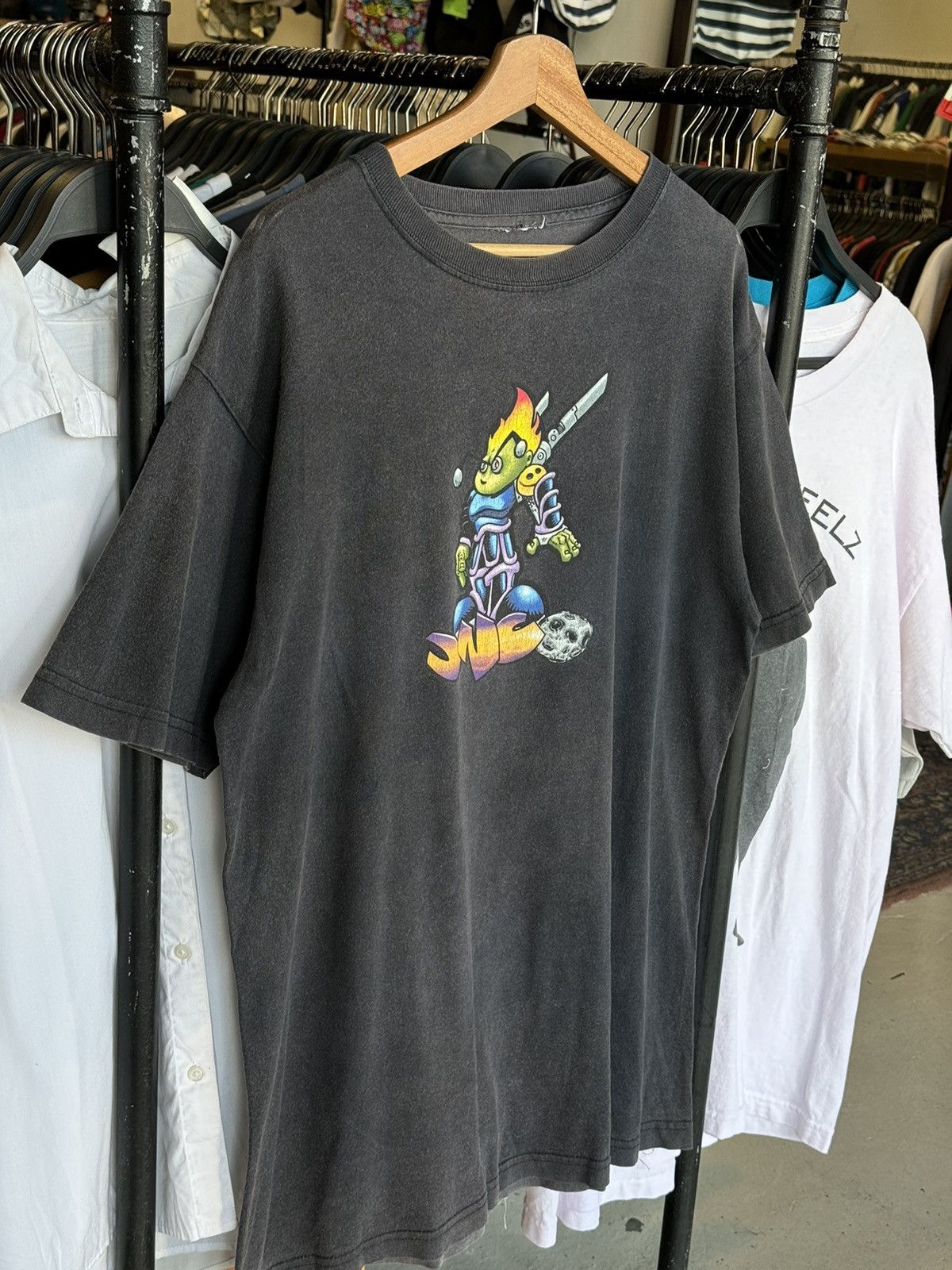 JNCO Vintage JNCO FlameHead Tees / Bjork Nirvana Aphex Twin Size US XL / EU 56 / 4 - 3 Thumbnail