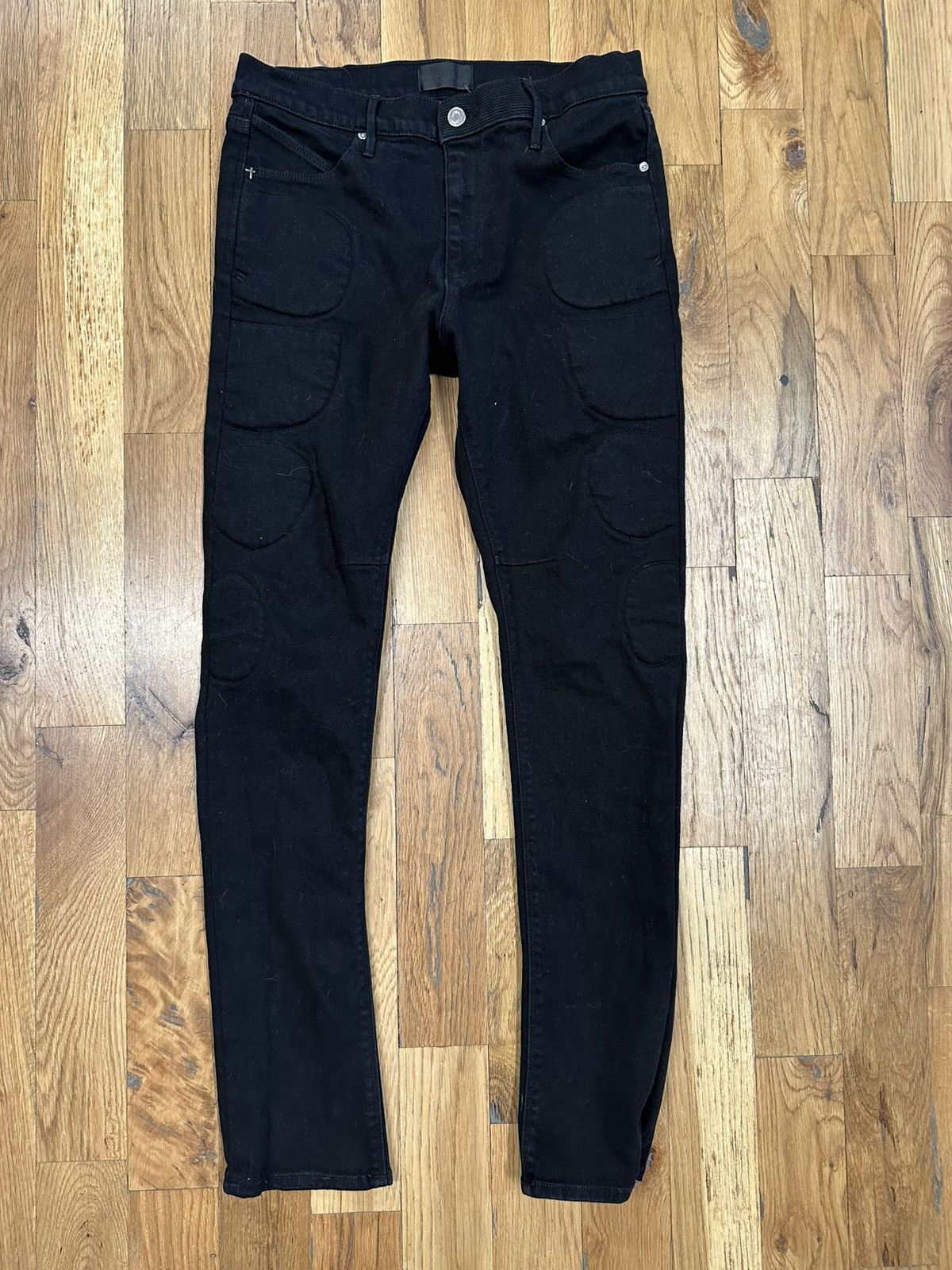 Rta Rta Padded Black Denim Jeans Size 31 Size US 31 - 1 Thumbnail