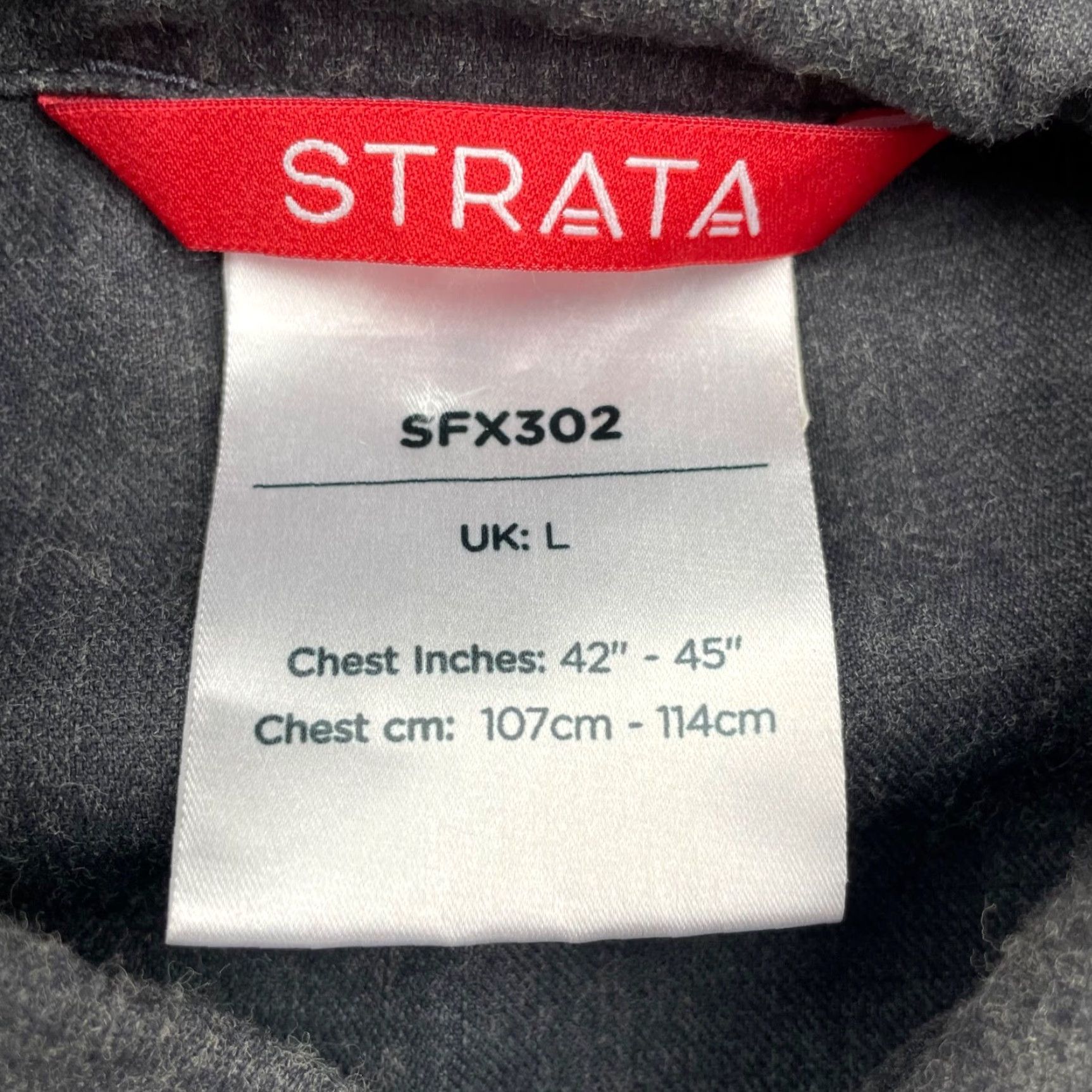 Vintage Strata Men's SFX302 FR ARC Rated Work Shirt Large Gray Size US L / EU 52-54 / 3 - 5 Thumbnail