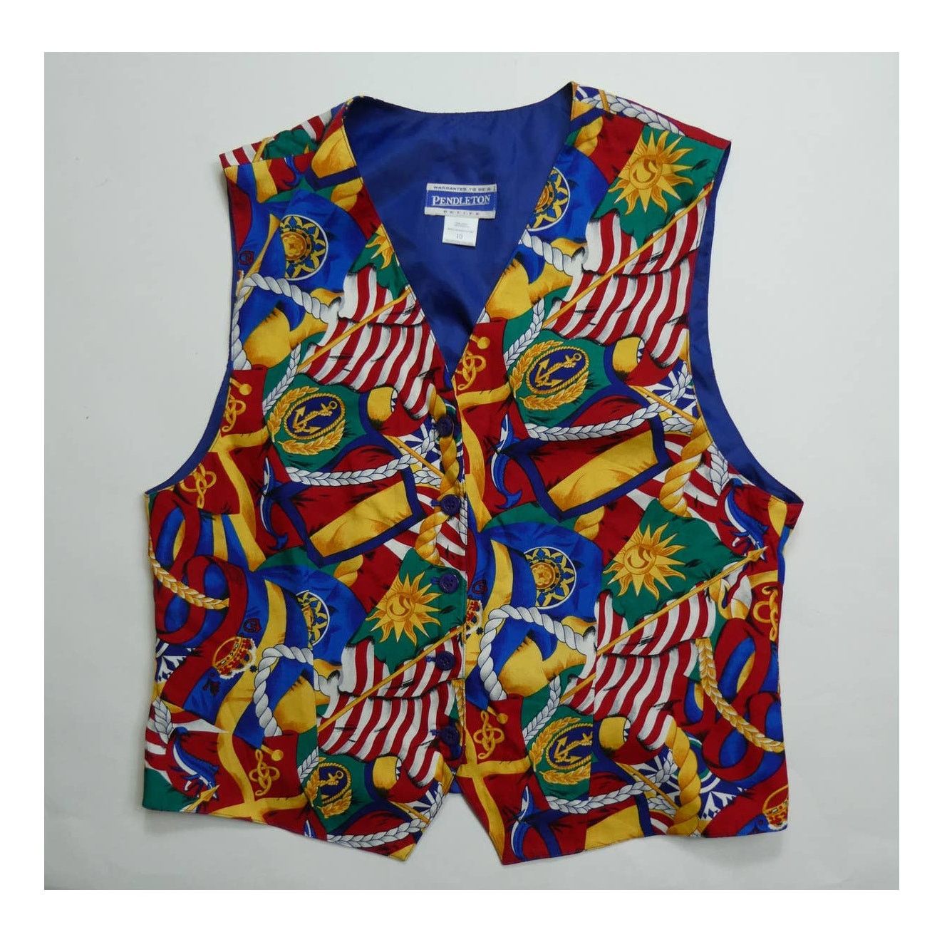 Pendleton women's PENDLETON anchor sailor vest, size: petite 10 Size M / US 6-8 / IT 42-44 - 1 Thumbnail