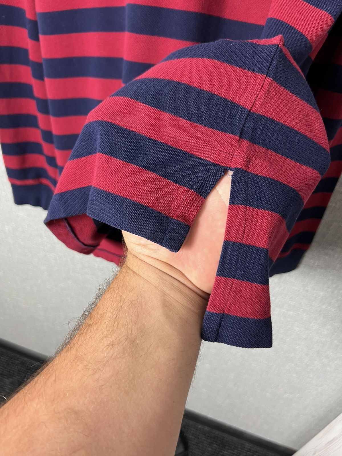 Polo Ralph Lauren × Vintage Vintage Polo Ralph Lauren Striped Rugby Polo Long Sleeve Size US L / EU 52-54 / 3 - 9 Thumbnail