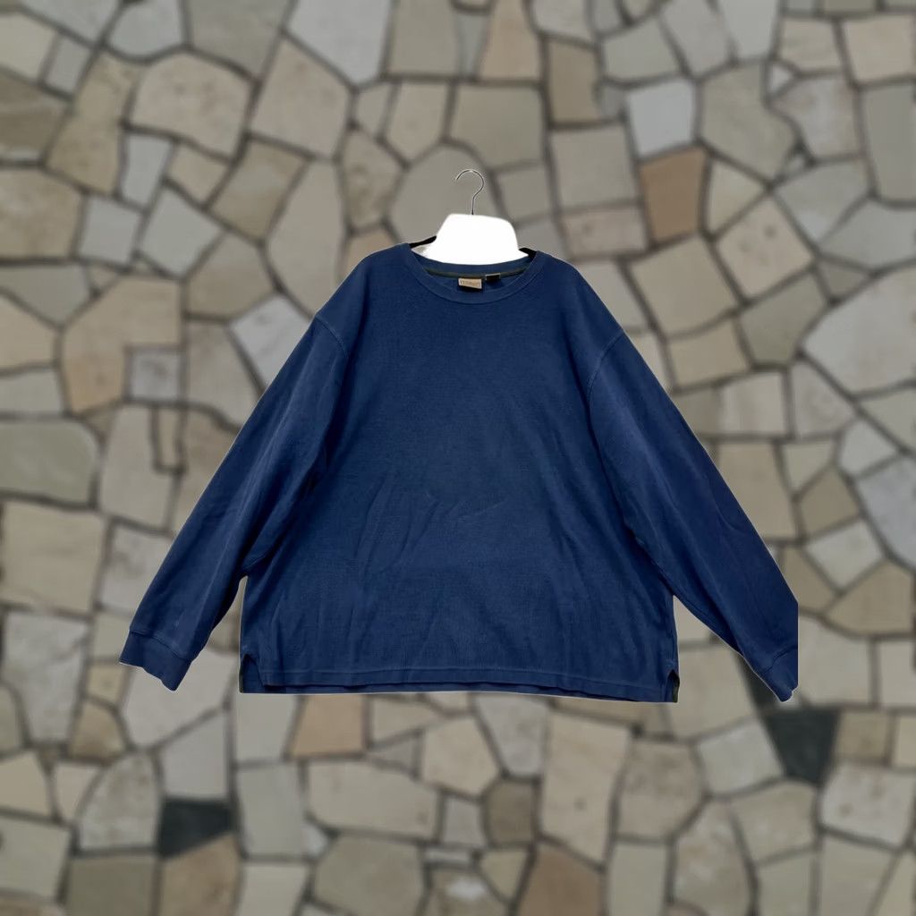 Vintage L.L.Bean Sweatshirt 2XL Blue Cotton Pullover Crewneck Mens Harry? Size US XXL / EU 58 / 5 - 1 Thumbnail