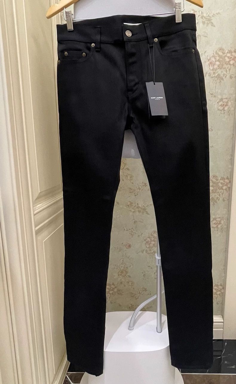 Saint Laurent Paris Saint laurent paris 2016 FW Basic Black jeans 2506-Nextarro Size US 30 / EU 46 - 1 Thumbnail