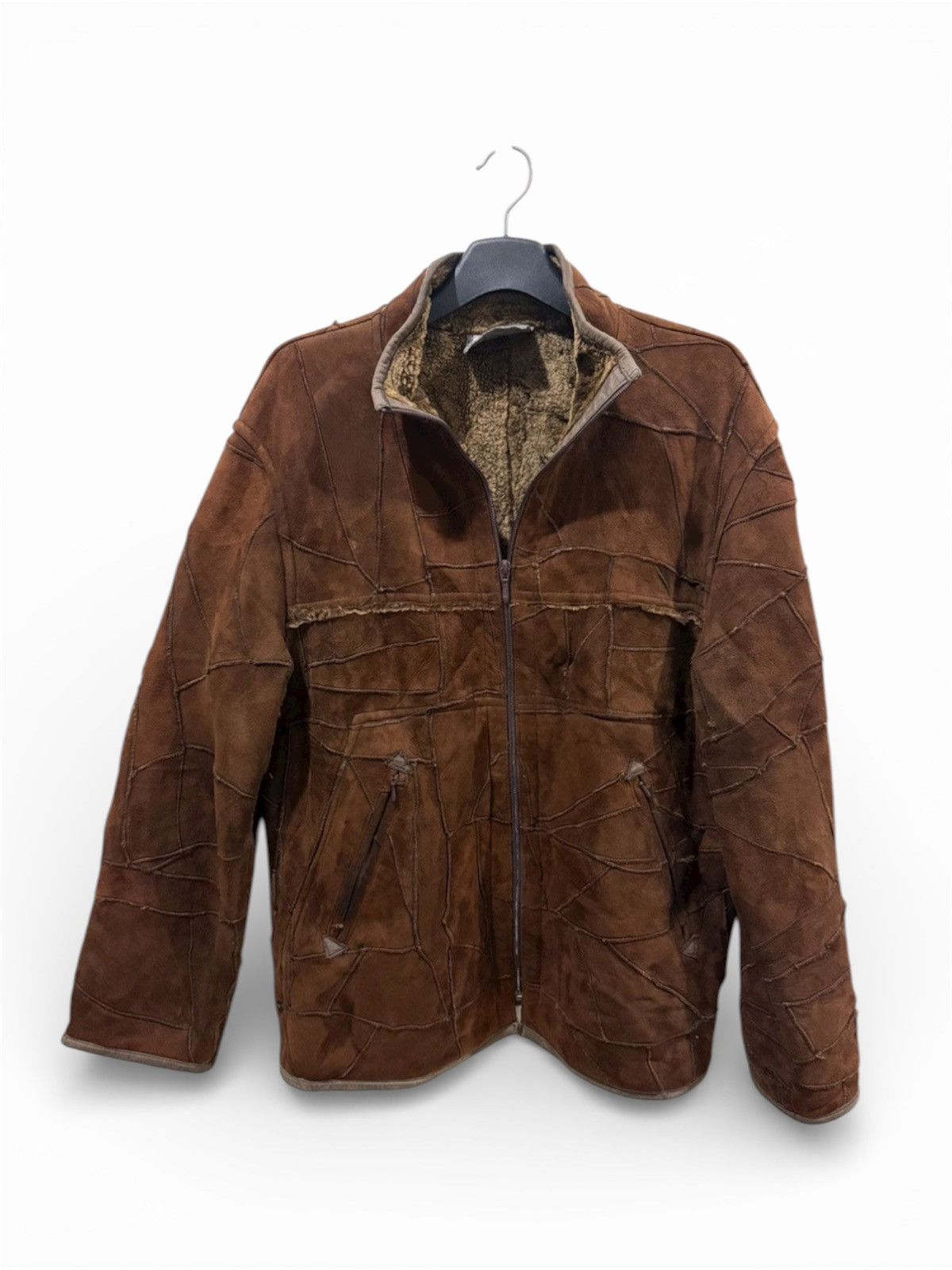 RARE Hai Sporting Gear Issey Miyake Leather Jacket